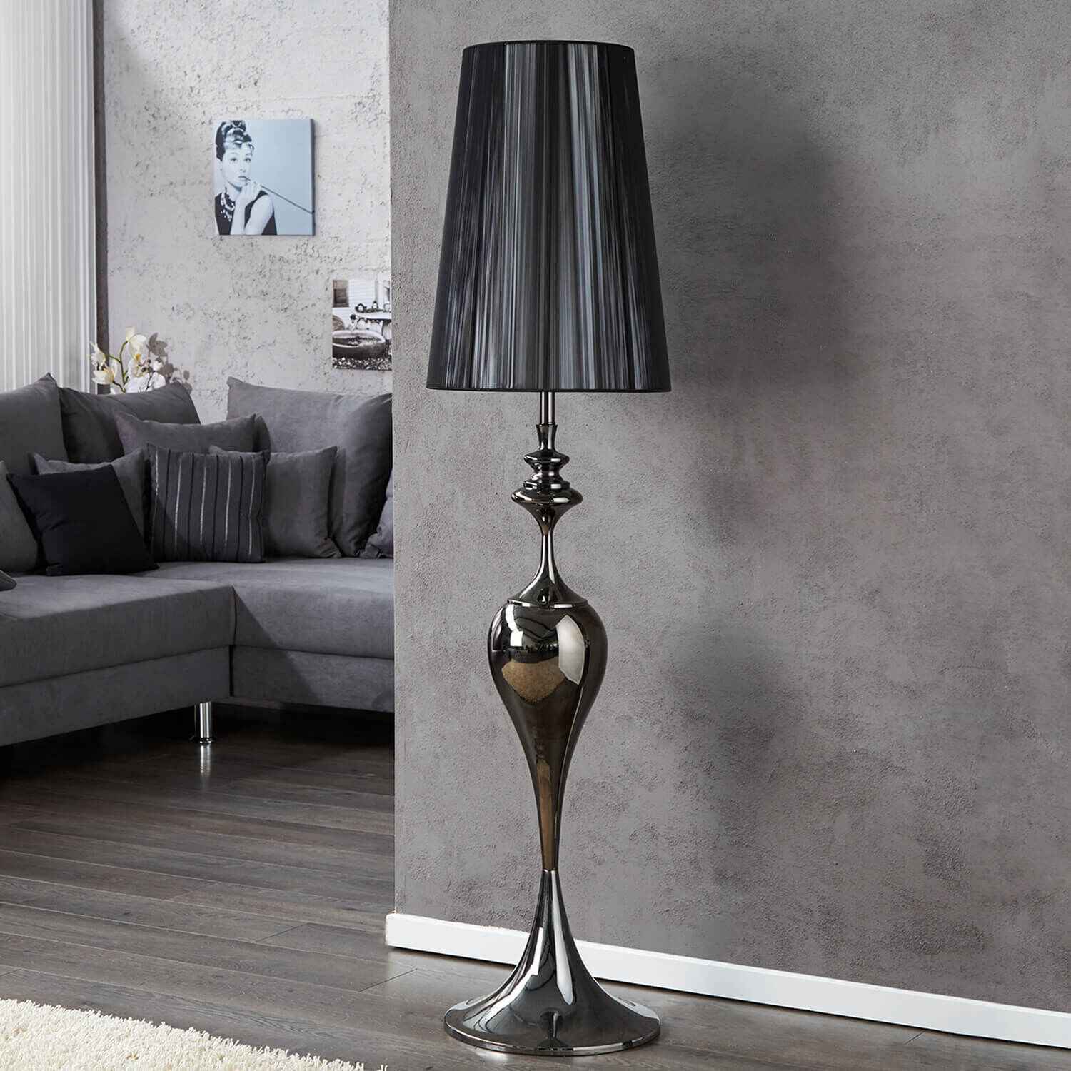 Lampe de salon Lampe design 160cm noble