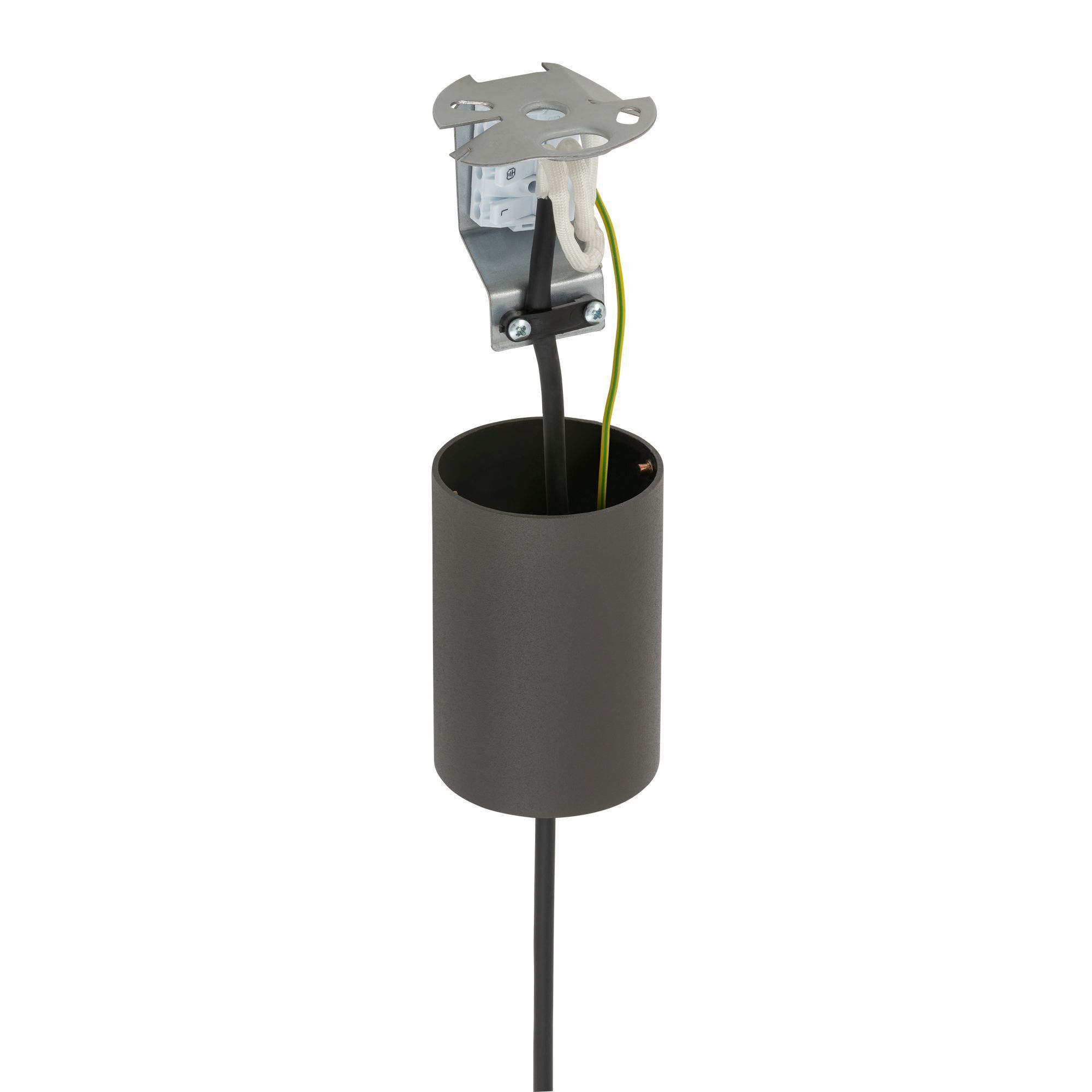 lampfass, pendel, vorschalt, elektrik, kabel