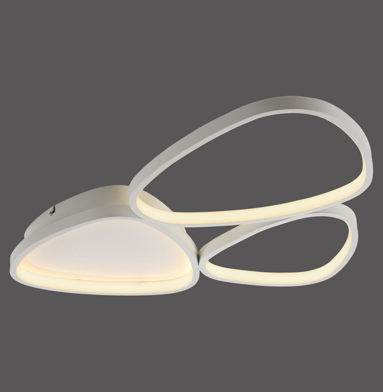 Plafonnier LED Blanc Métal 3000 K 3800 lm L:69,5 cm