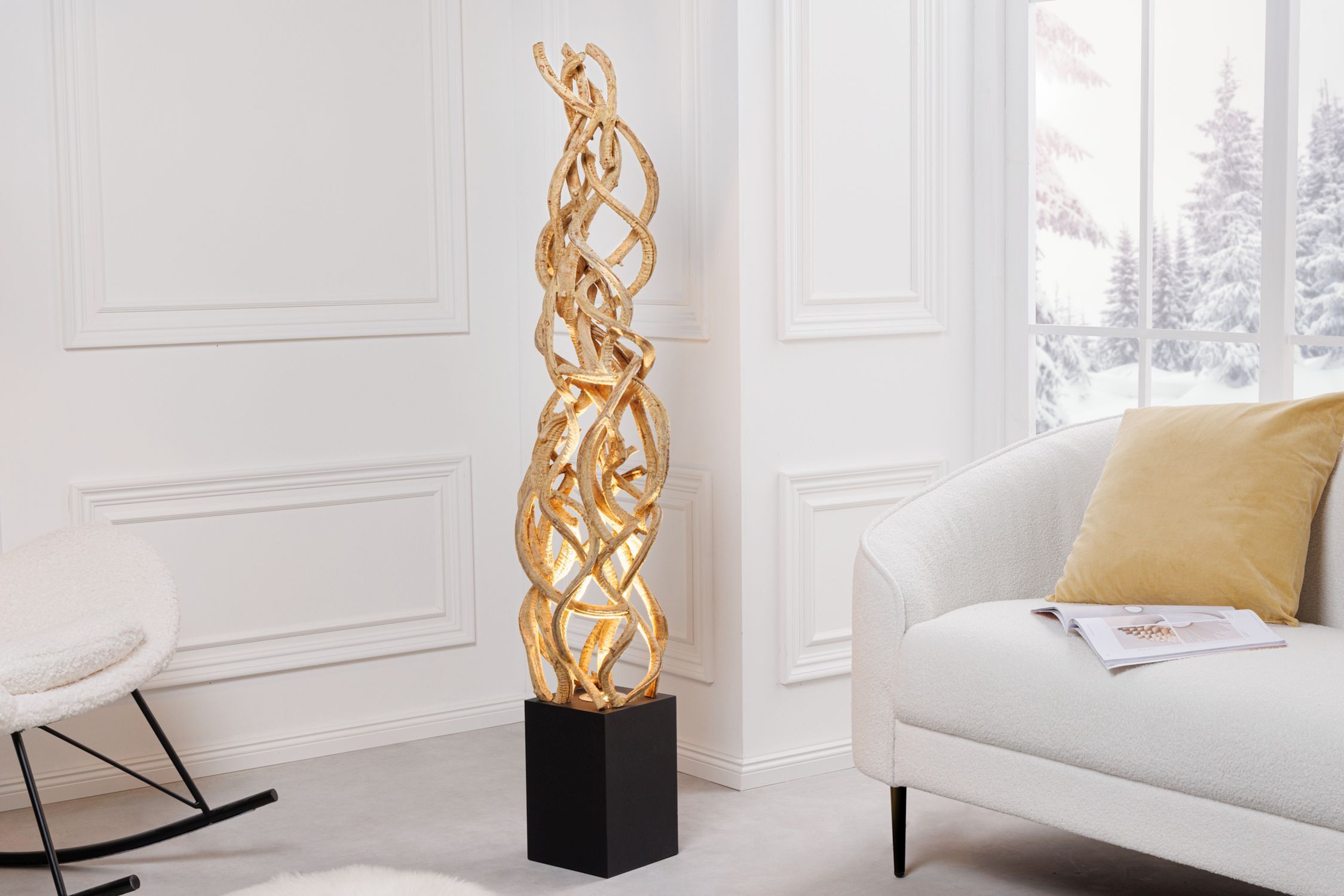 Treppe?, Lichtskulptur, Skulptur, Luftig, Wohnzimmerdeko