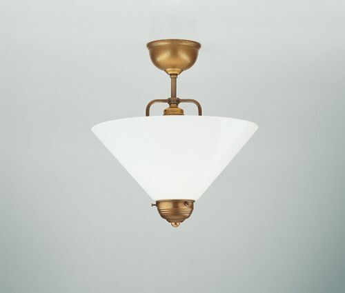 deckenleuchte-glas-deckenlampe-deckenlampe-rustikal-d50-1x-e27-bis-100w-berliner-messing-weiss-le124596-01 Deckenleuchte, Pendelhänger, Messing, Weiß, Kegelform