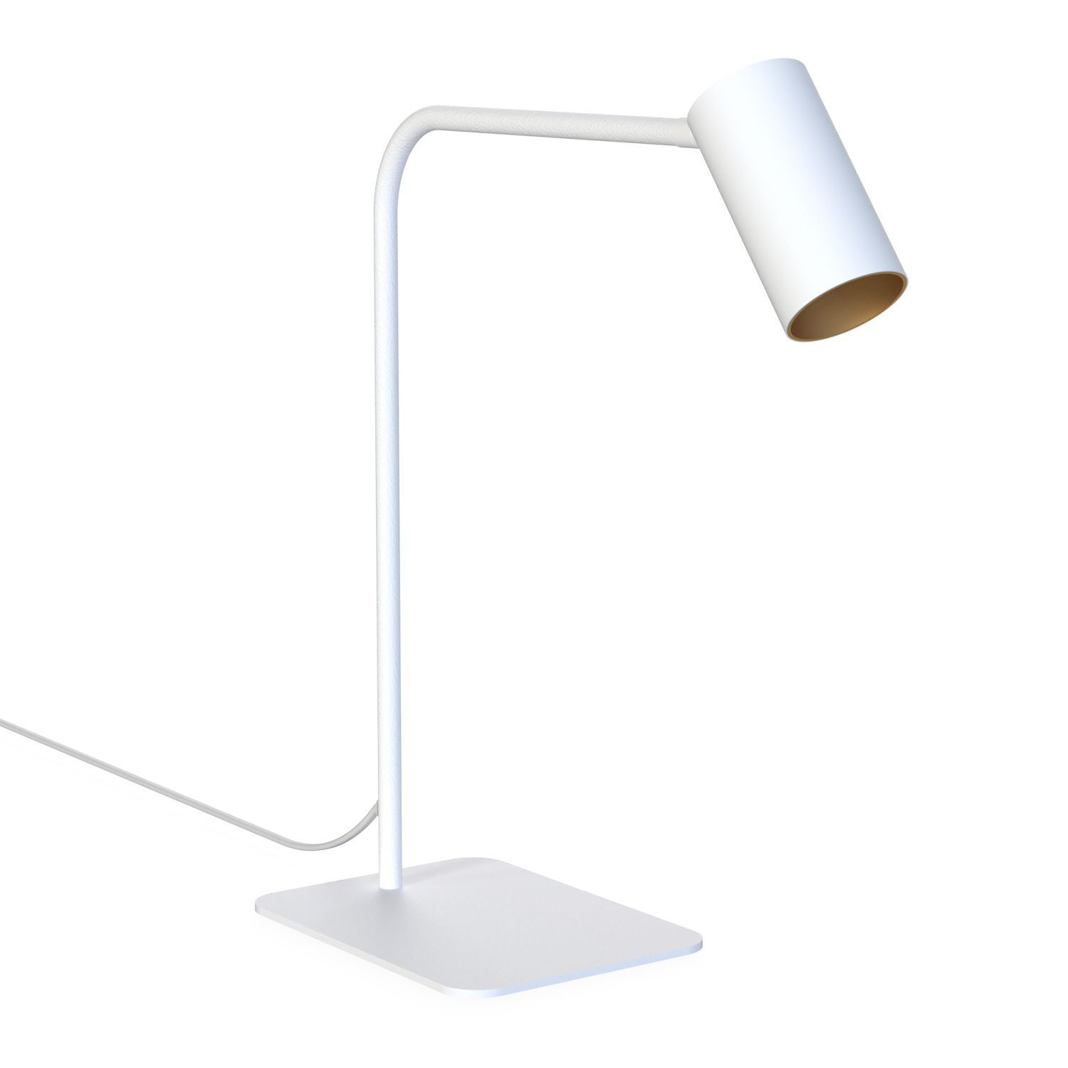 Lampe de bureau Blanc Or GU10 40-45 cm Métal Moderne