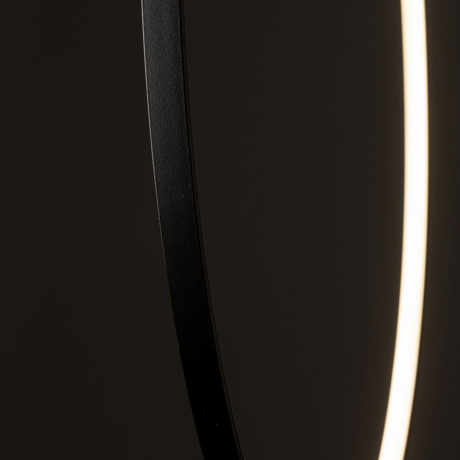 Lampe à suspendre LED Noir 3000 K 560 lm Anneau Ø 45 cm