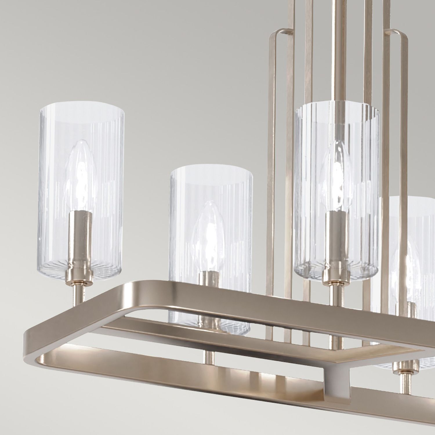 Lampe à suspendre métal verre H : max. 162,5 cm Art déco