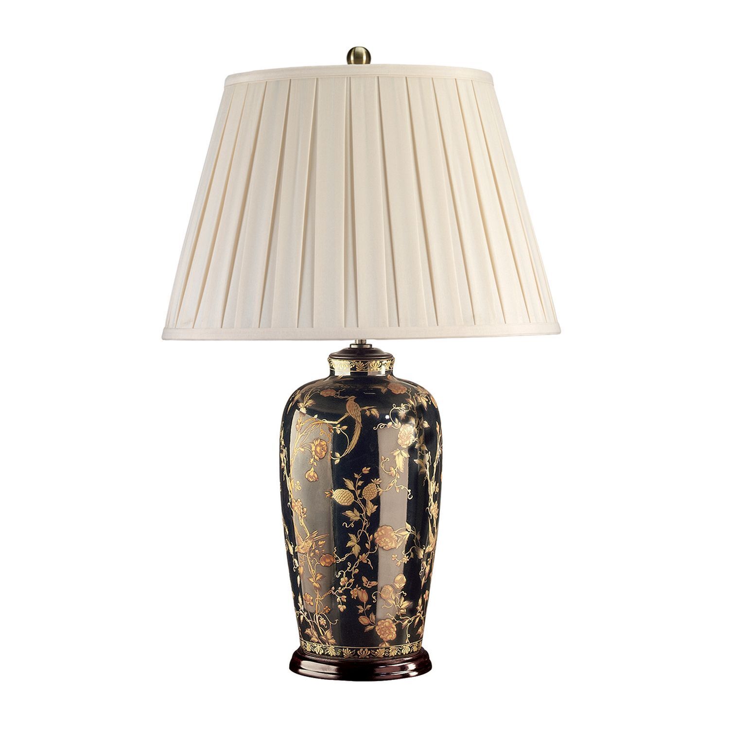 Edle Tischleuchte Porzellan 74cm Klassisch elegant Lampe, Tischlampe
