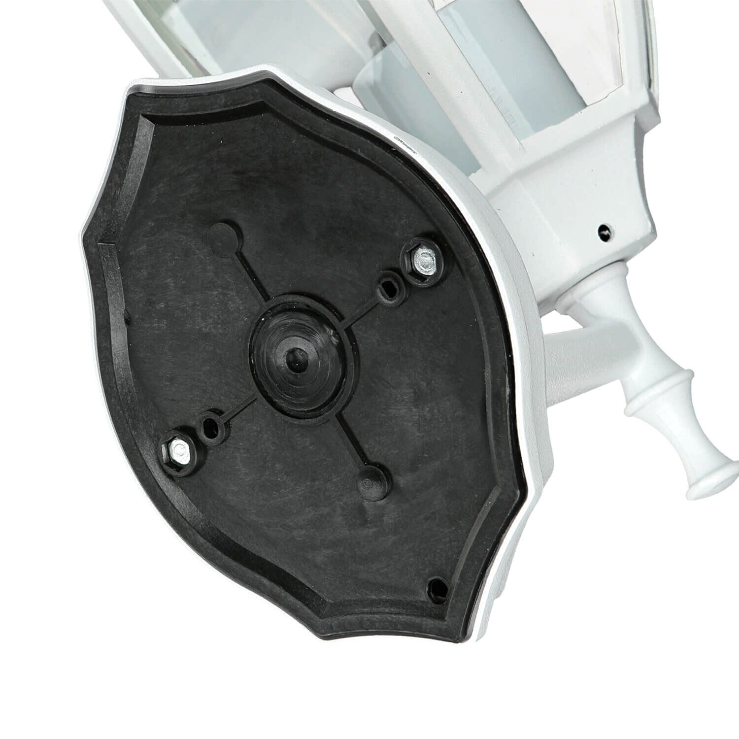 Applique blanche d'extérieur Lanterne rustique LYON H:35,5cm Rüstung, Schild