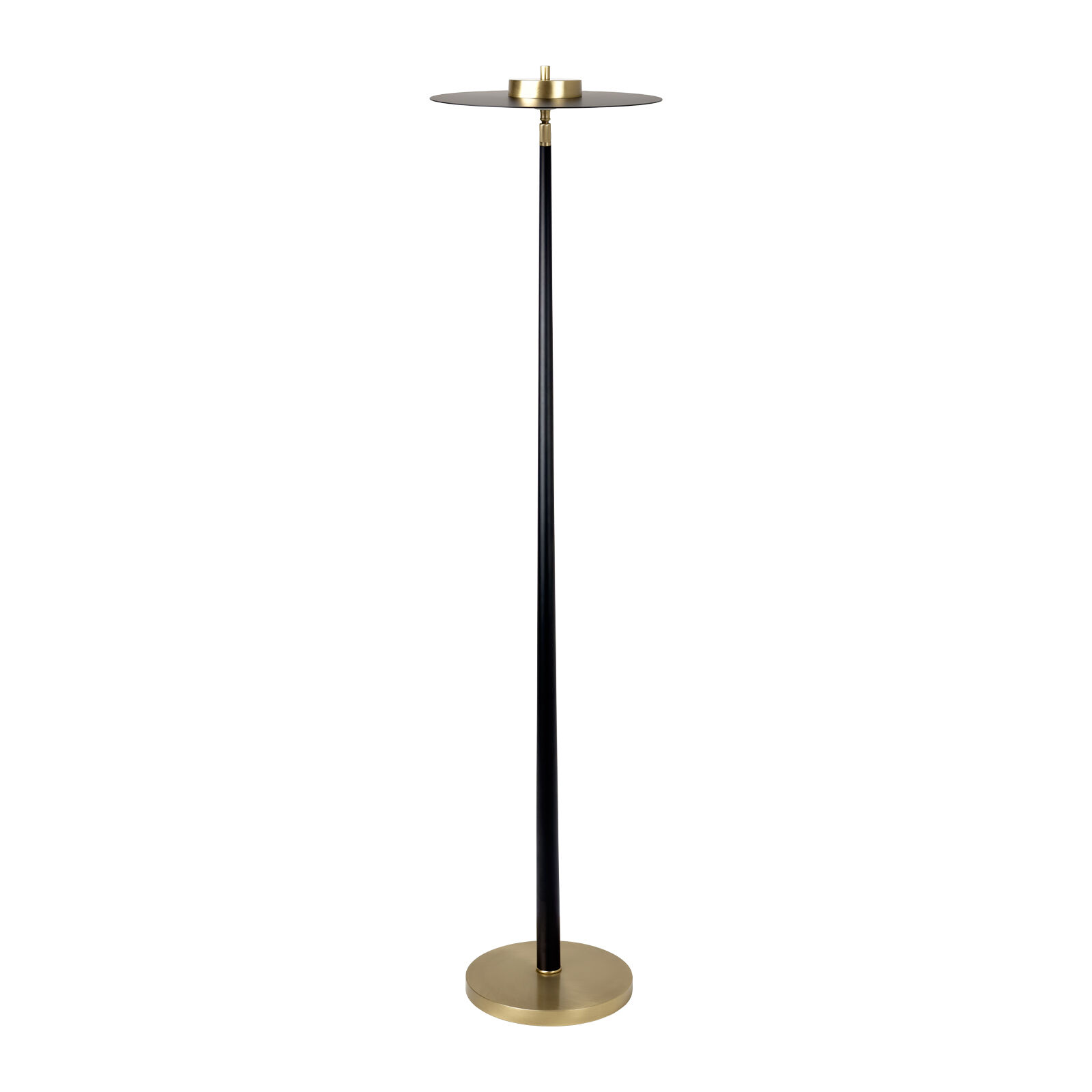 Lampadaire LED Salon 145 cm fer laiton massif