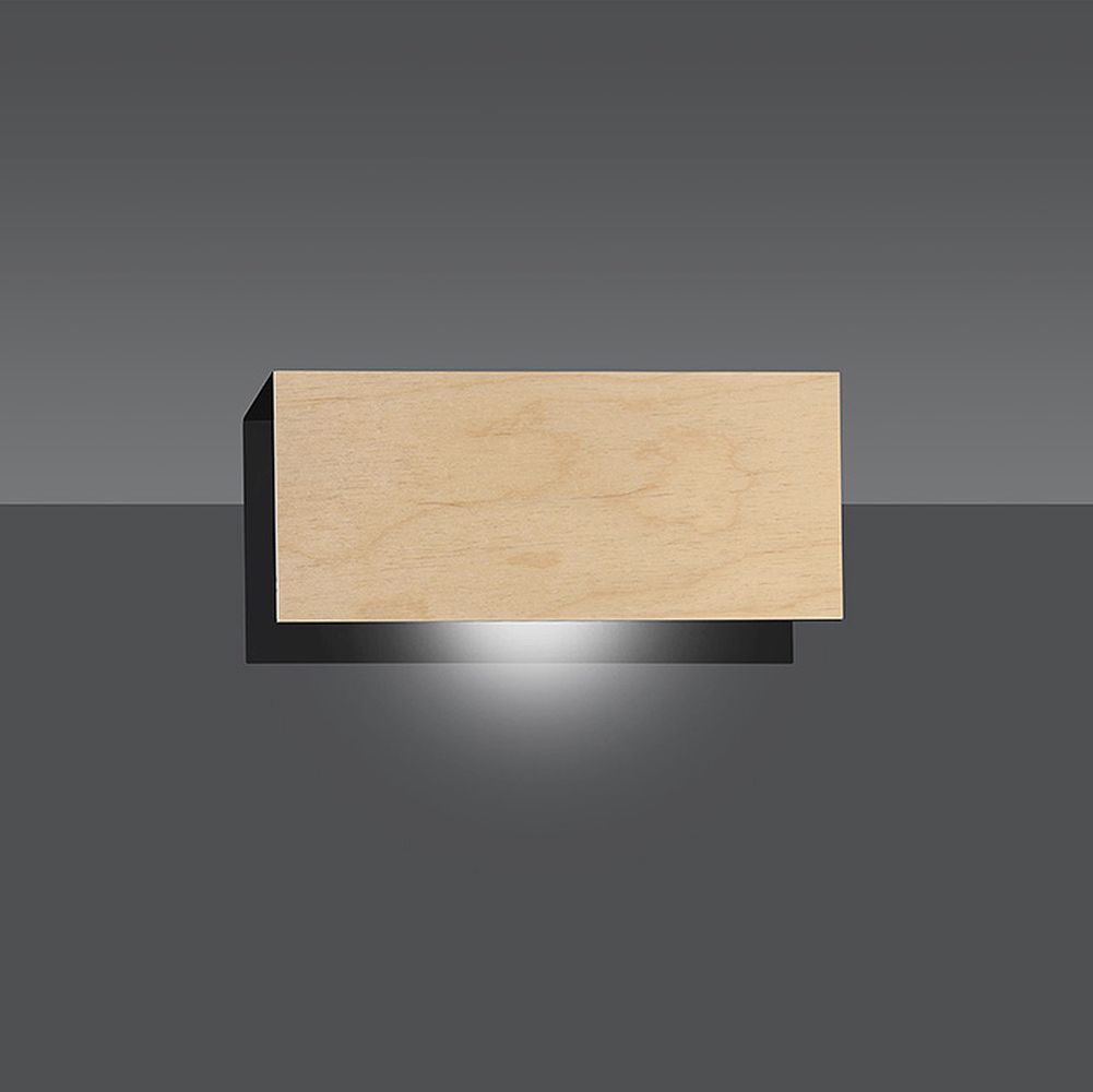 Applique intérieure bois métal éclairage indirect couloir