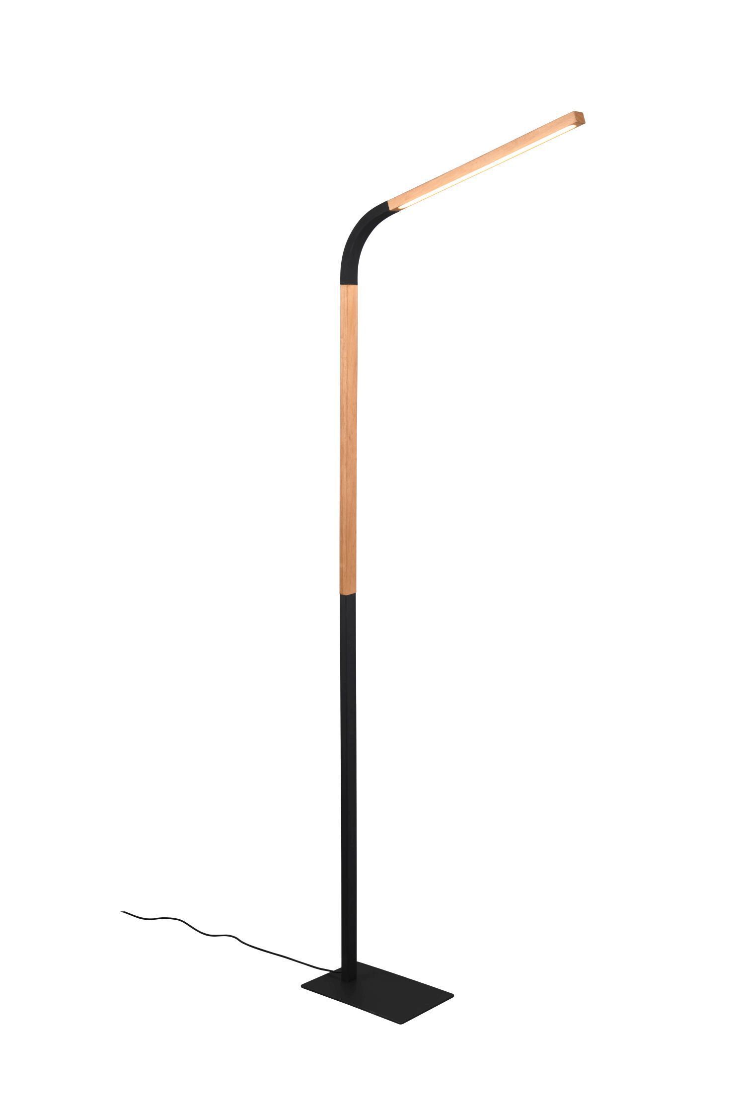 Flexible LED Stehleuchte dimmbar Metall Schwarz 1400 lm Lampe, Elektrisches Gerät, Mikrofon