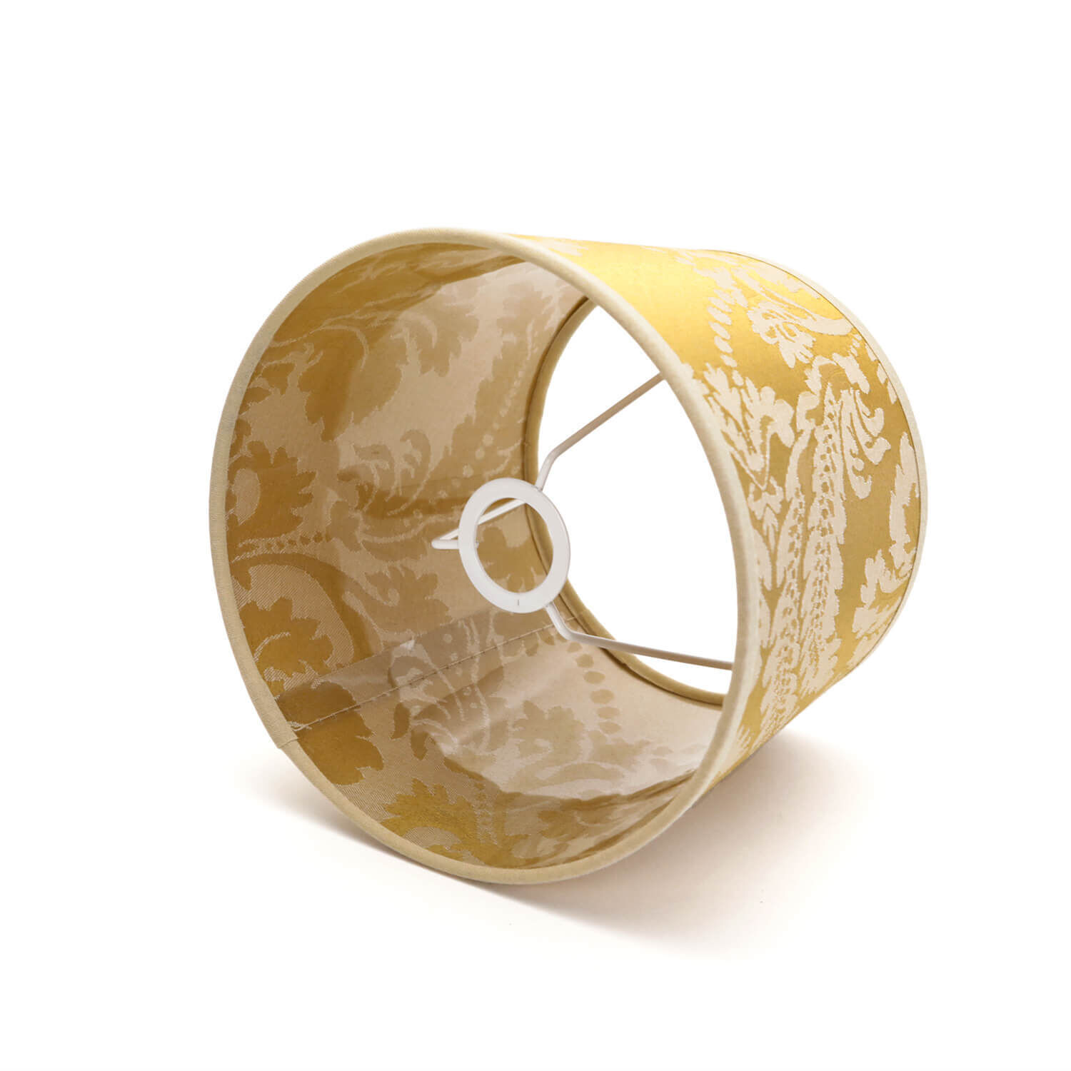 Lampenschirm Gold Barock Design Stoff Tischlampe Manschette, Klebeband
