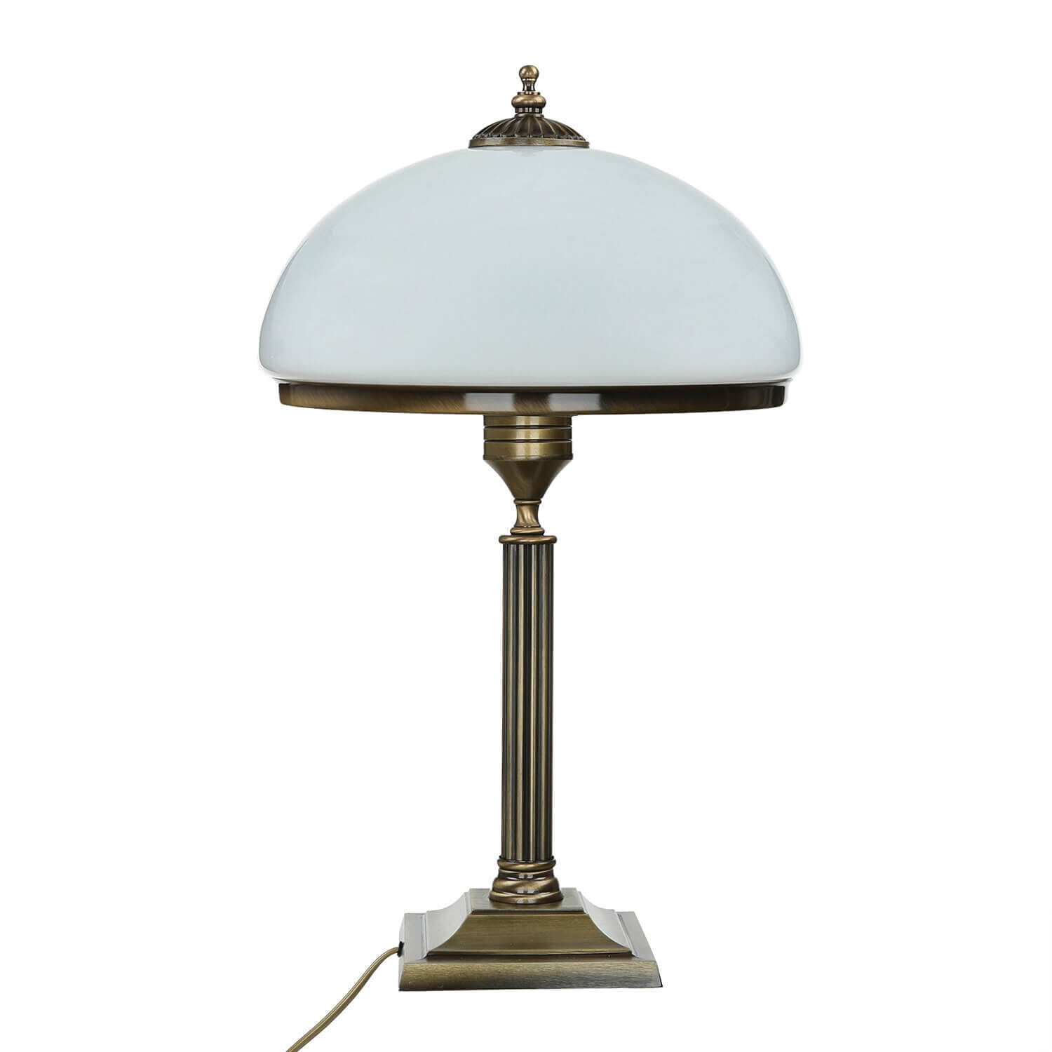 Lampe de table MARLOW 50cm en laiton antique Art Nouveau