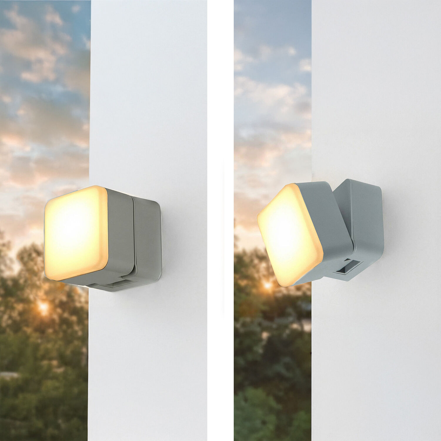  Außenleuchte, Wandleuchte, LED, helles Licht, modernes Design