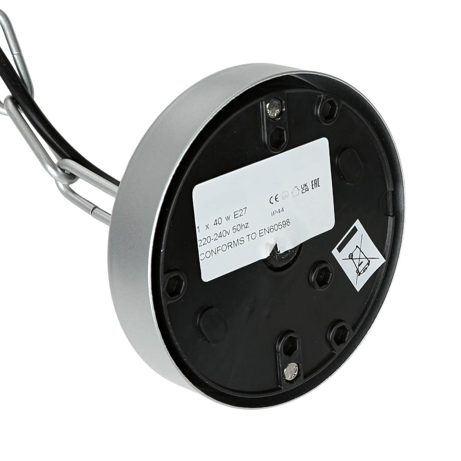 Lampe d'extérieur en acier inoxydable E27 IP44 en argent Maritim Computerausrüstung, Elektronik, Hardware