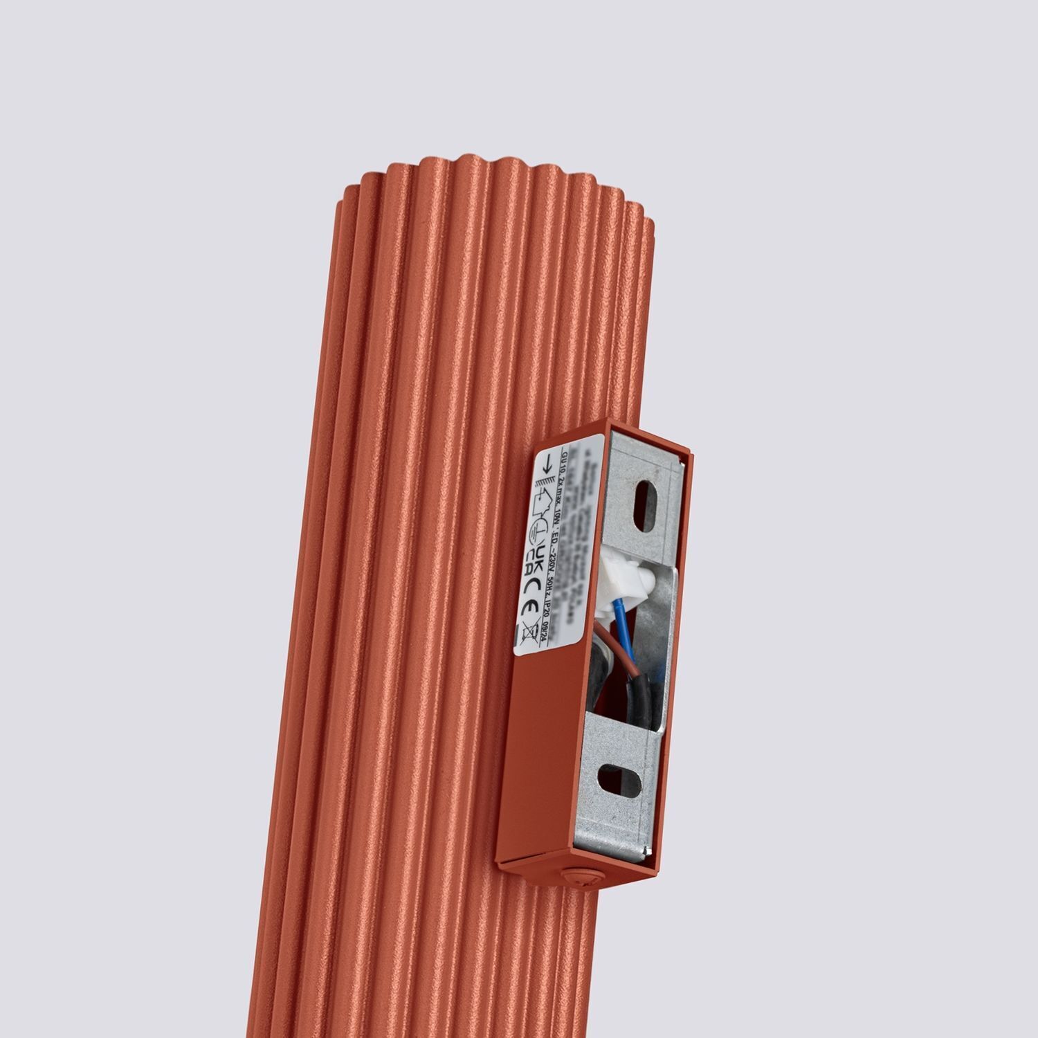 Wandleuchte Up Down klein H: 20 cm Rot GU10 2-flammig