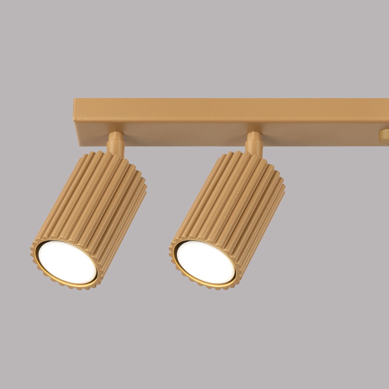 Lampe de plafonnier grande 117 cm de long 4-flamme GU10 en or Moderne