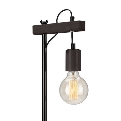 Lampe de table en bois noir polyvalent 56cm AMIDA