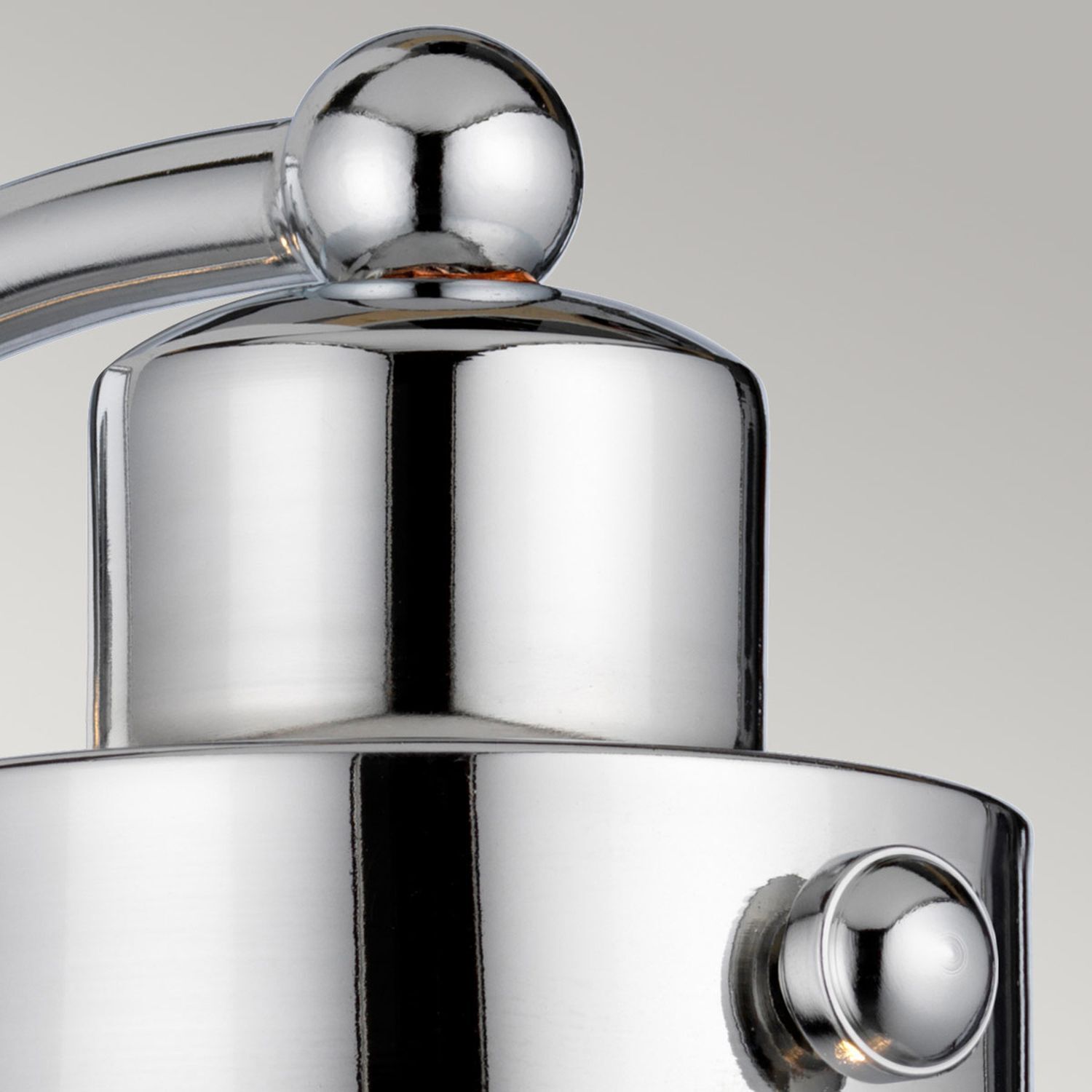 Applique salle de bain H : 22,1 cm IP44 E27 Chrome en métal Verre de pluie