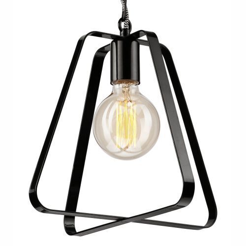 Noir Lampe suspendue Métal Design Table à manger