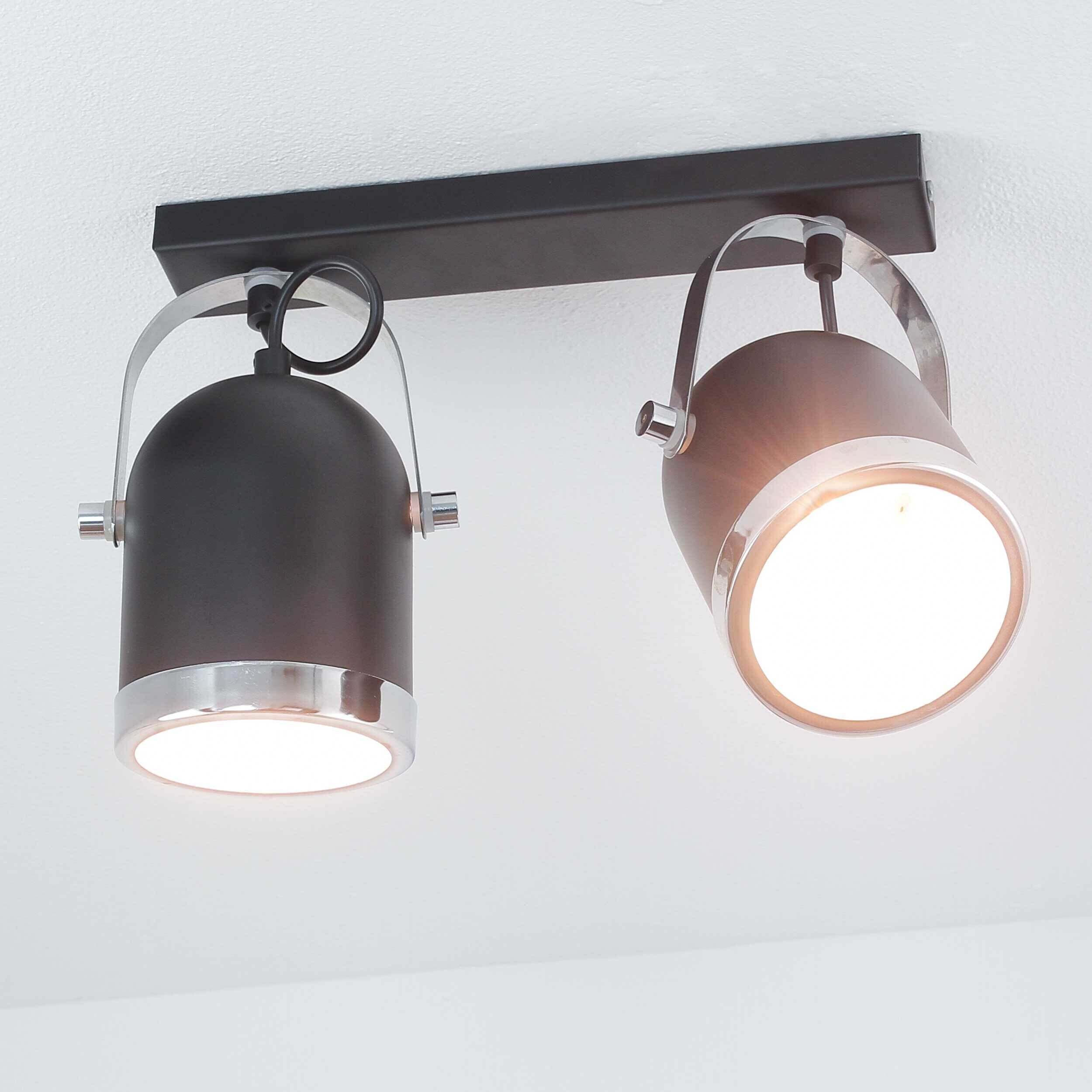 Spot NEO en noir 2-flmg Beleuchtung, Leuchte, Deckenleuchte