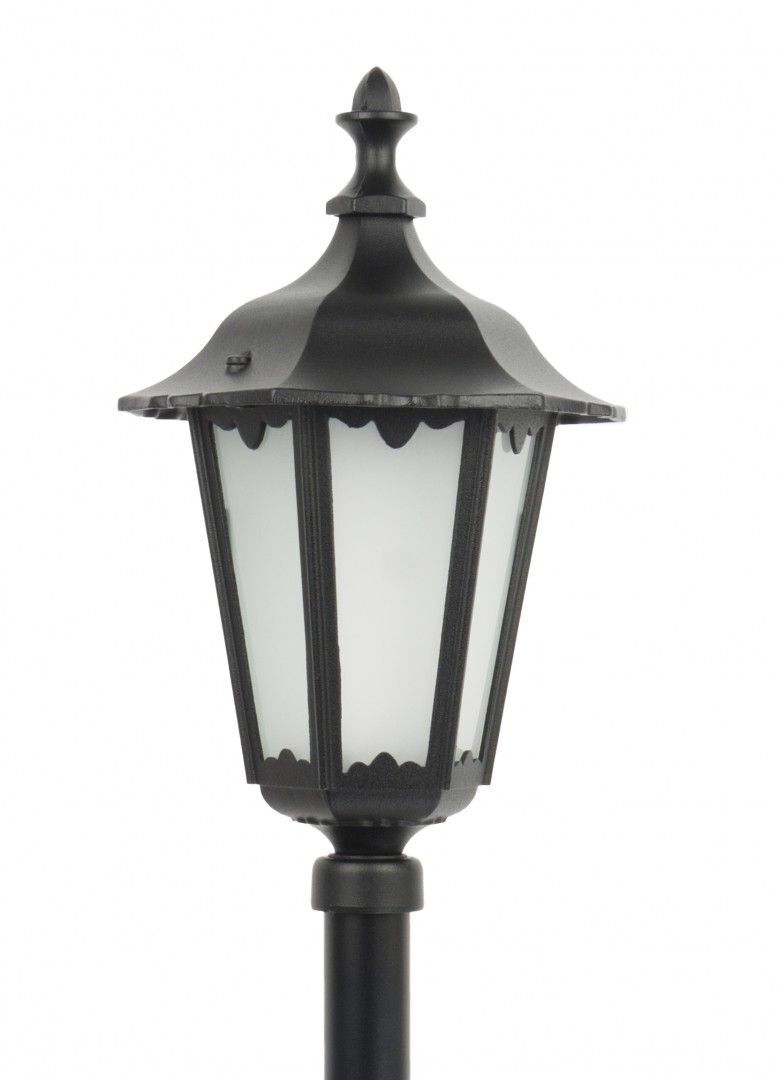 Lampe d'allée rustique DILSEN Noir 106cm IP43