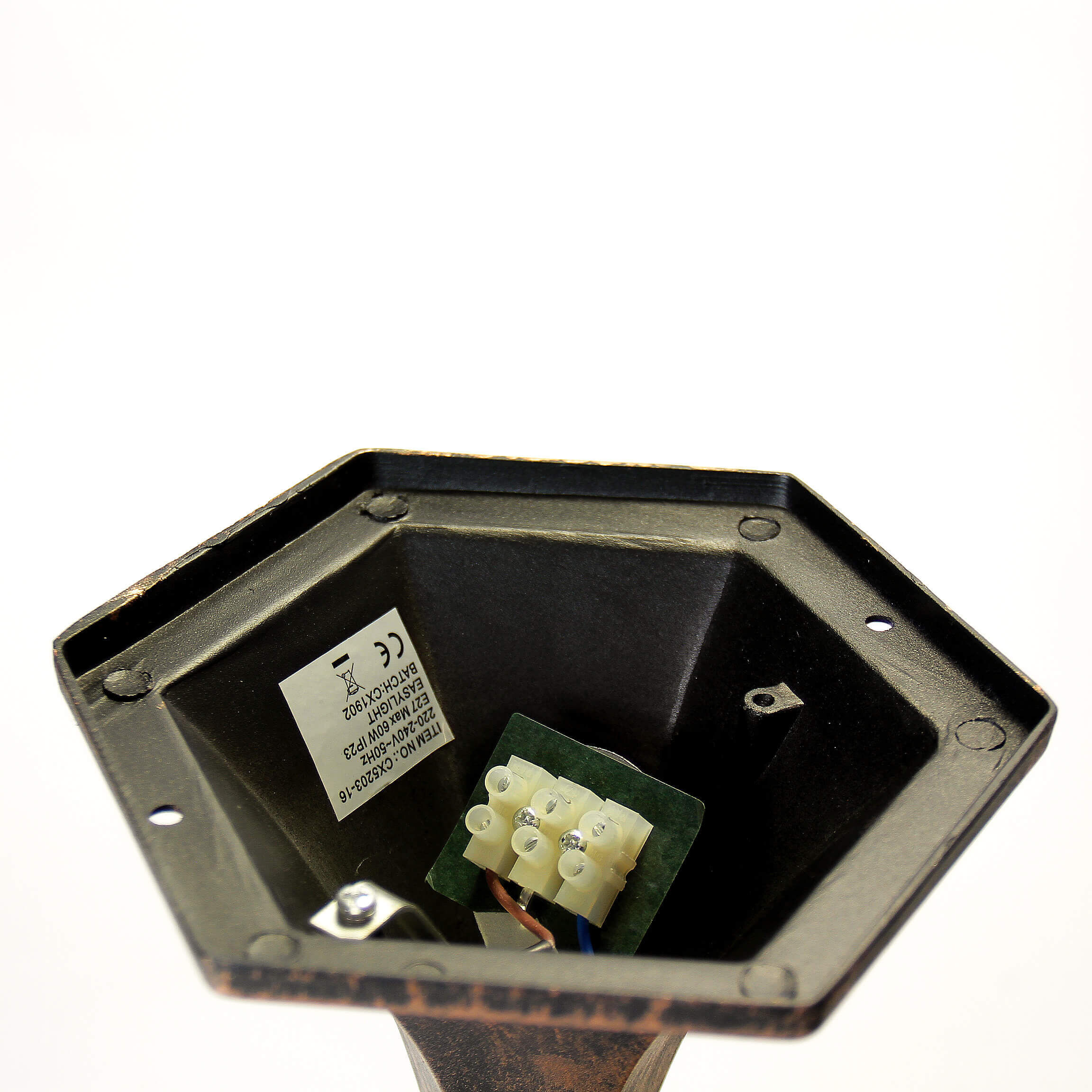 Lampe de socle rustique cuivre antique SALZBURG E27 Elektronik, Hardware, Computerausrüstung