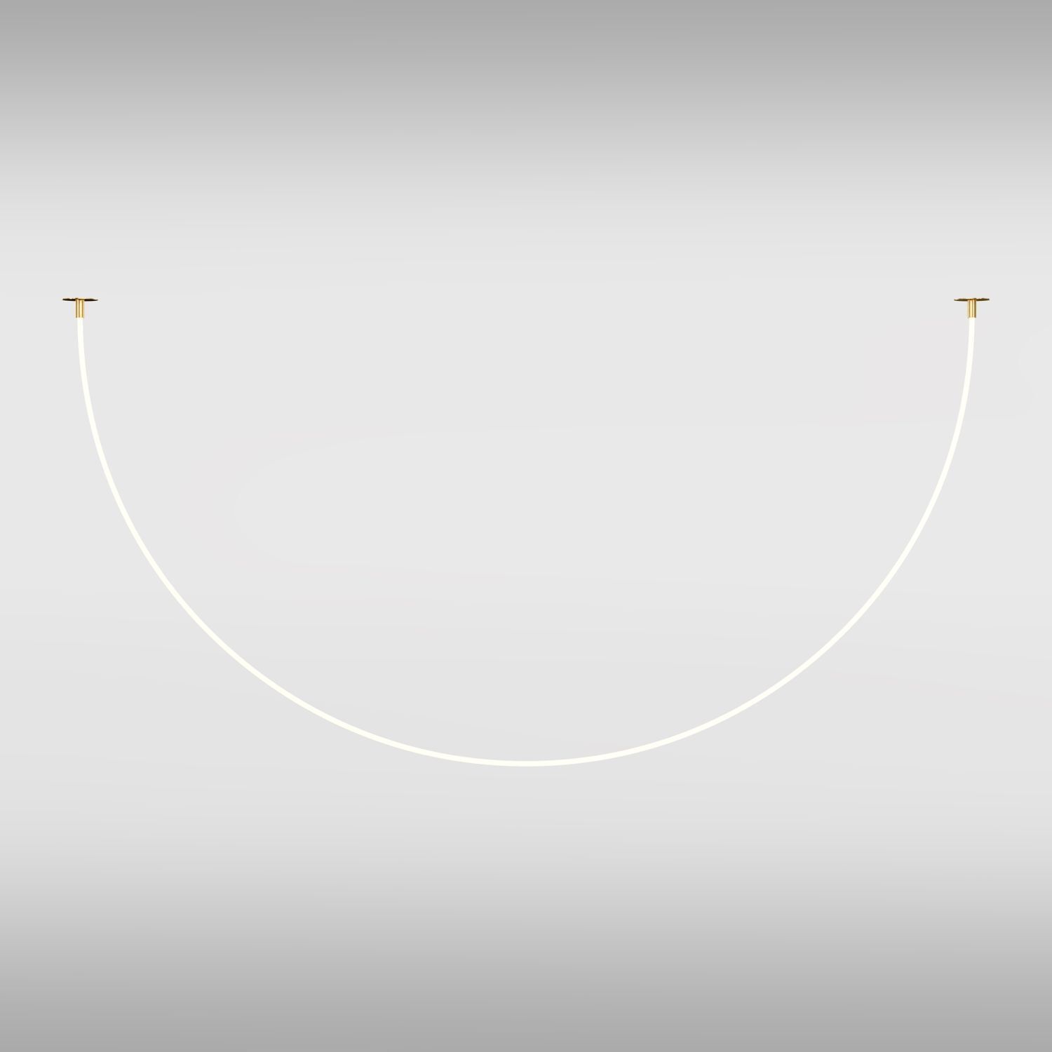 LED Pendelleuchte Aluminium in Gold Weiß 2200 lm Modern LED Pendelleuchte Aluminium in Gold Weiß 2200 lm Modern