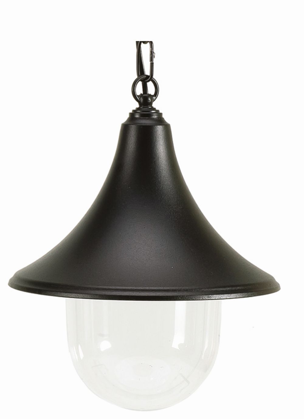 Suspension d'extérieur Noir Ø25cm rond IP43 Rustique