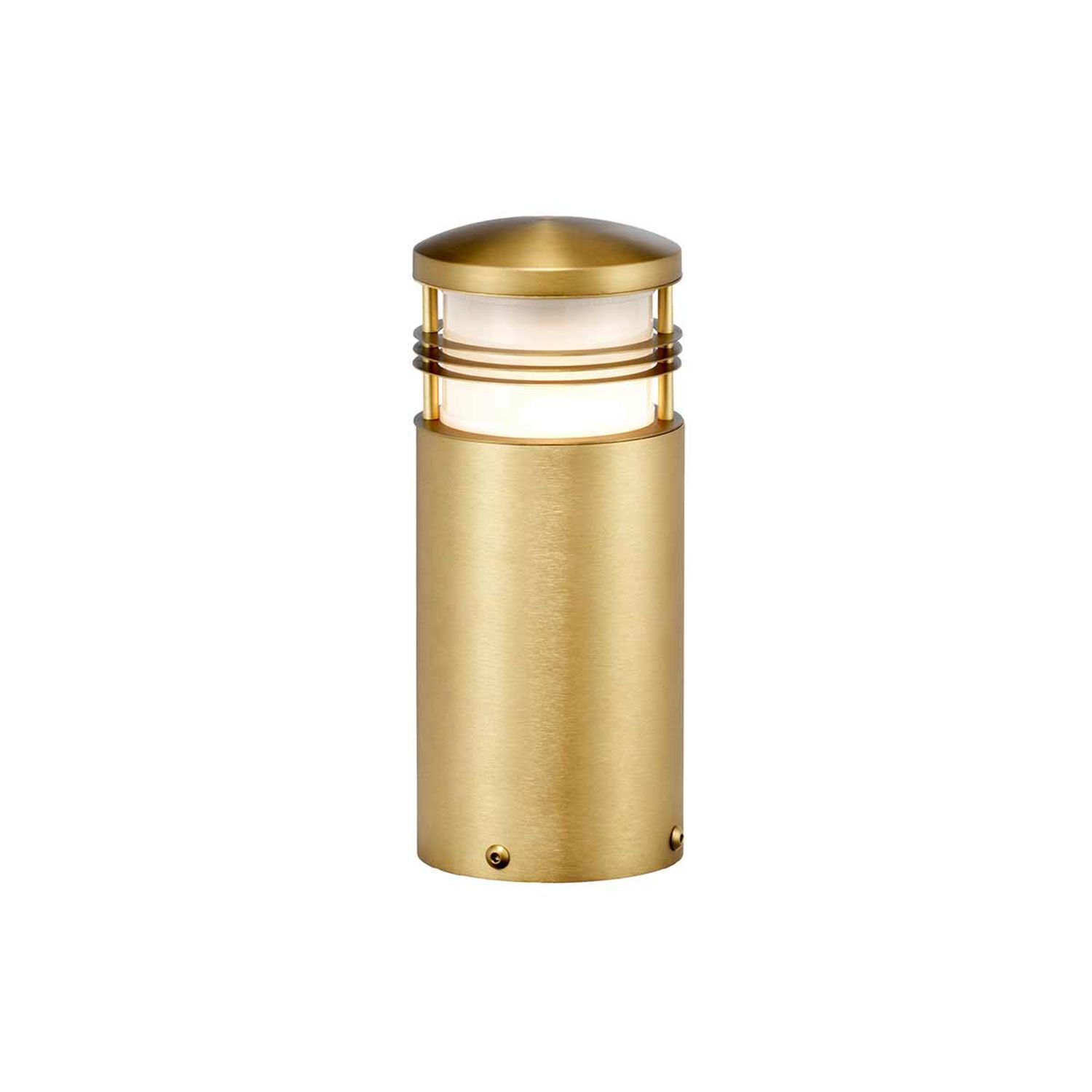 Borne d'éclairage en laiton véritable petite 25 cm de haut IP55 Maritim