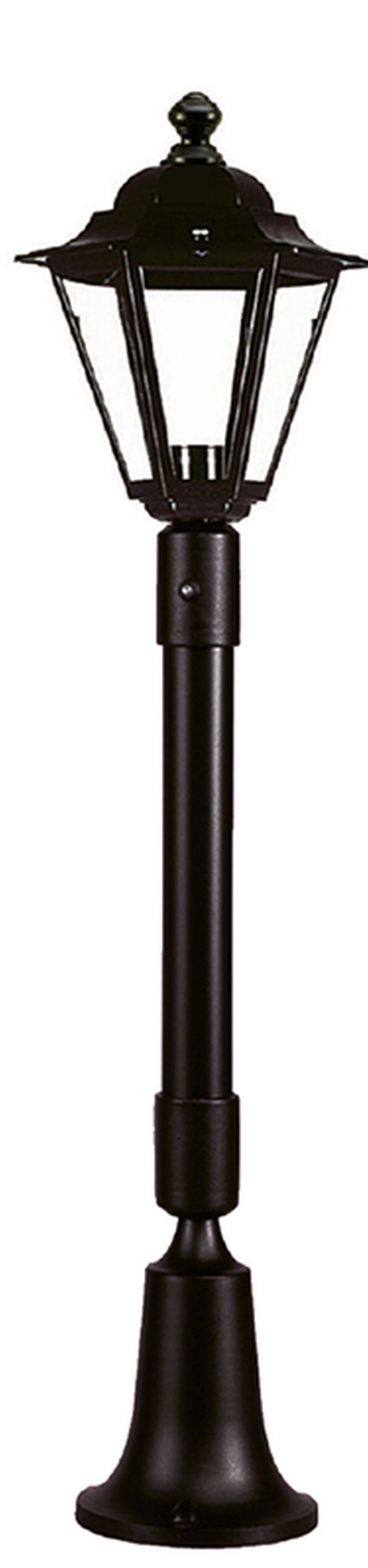 Lampe d'extérieur rustique noire aluminium 86cm nostalgique