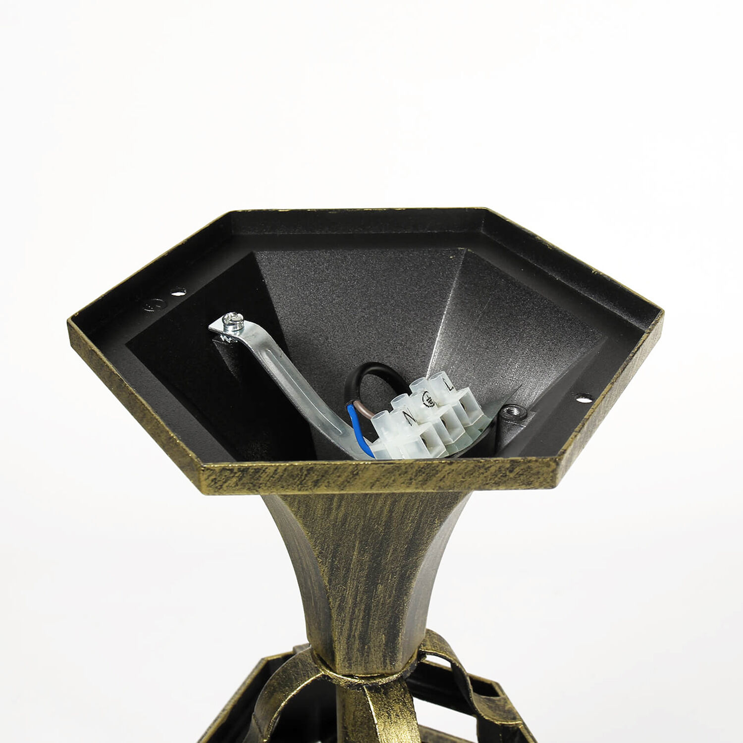 Petit lampadaire sur socle pour l'extérieur or antique 50,5cm Pinsel, Gerät, Werkzeug, Sinken, Waschbeckenhahn