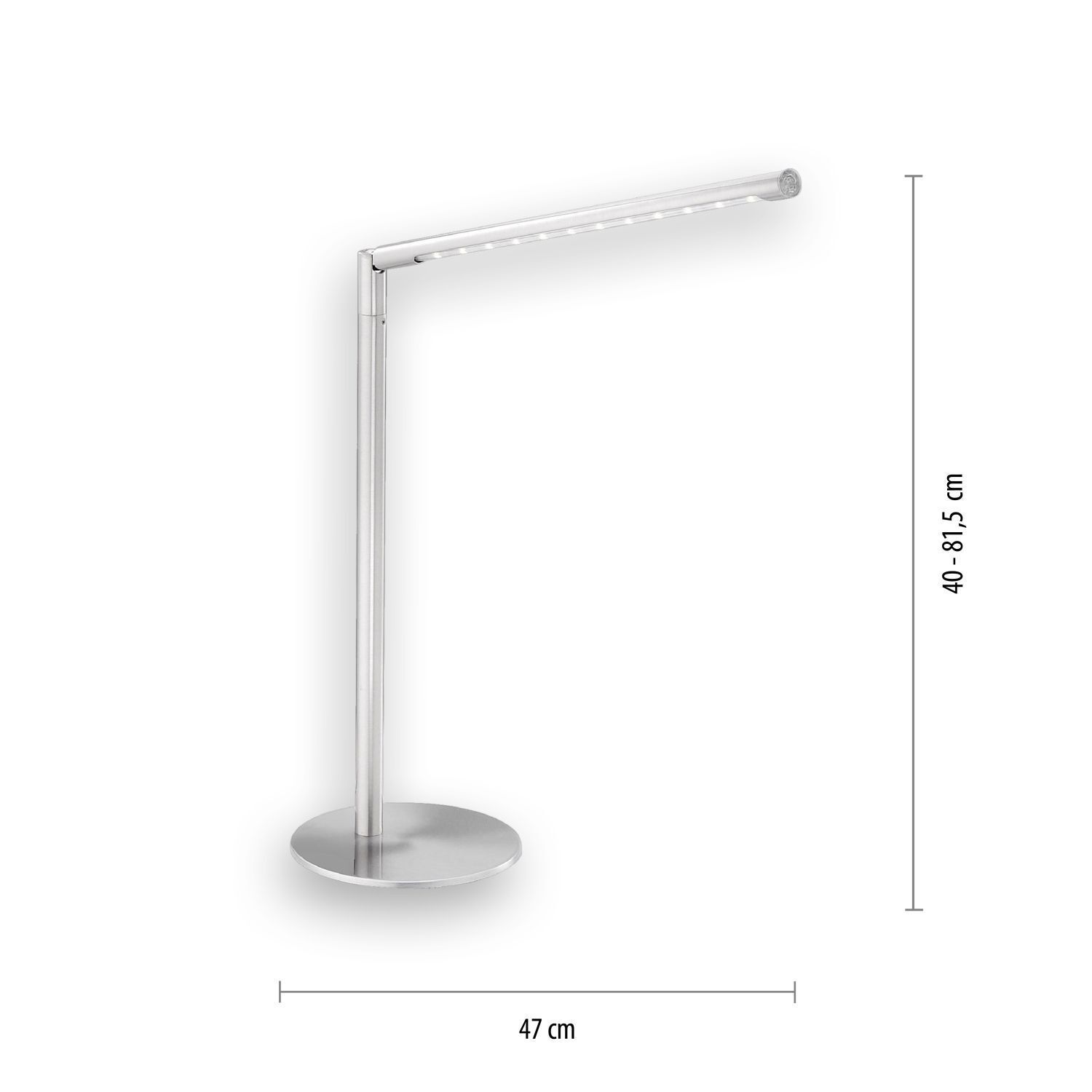 Lampe de bureau LED orientable métal 5 W intensité lumineuse variable Lampe