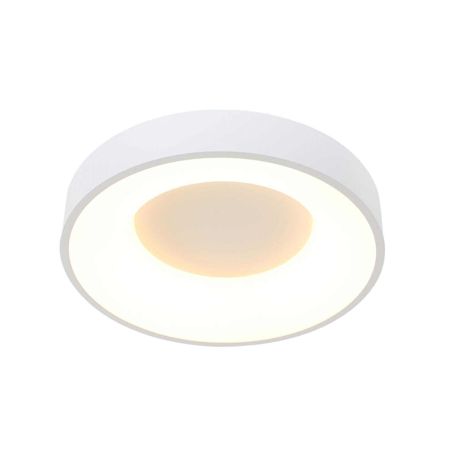 Plafonnier LED rond blanc Ø38 cm 30 W 2700 K faible éblouissement