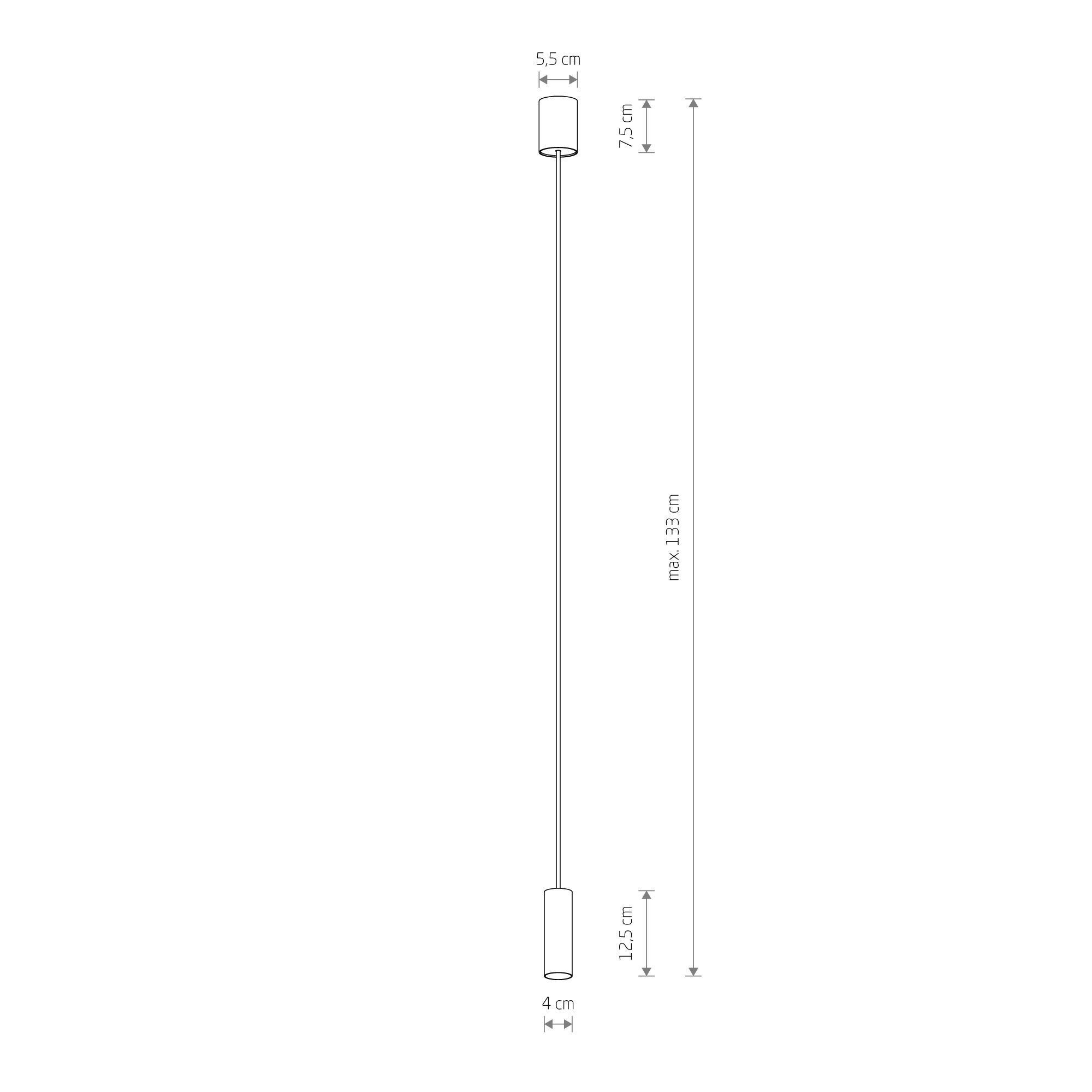 Hängeleuchte, Pendelleuchte, Lichtkörper, Kabelleuchte, Minimalistisch