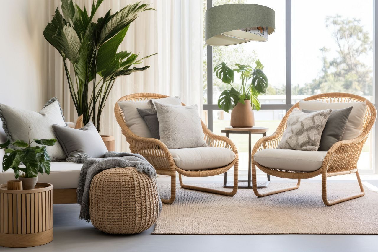 Dekoration für Zuhause, Mobiliar, Tabelle, Stuhl, Kissen