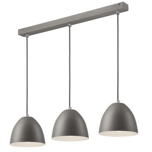 Suspension Argent Métal 3-flmg Rétro Table de salle à manger