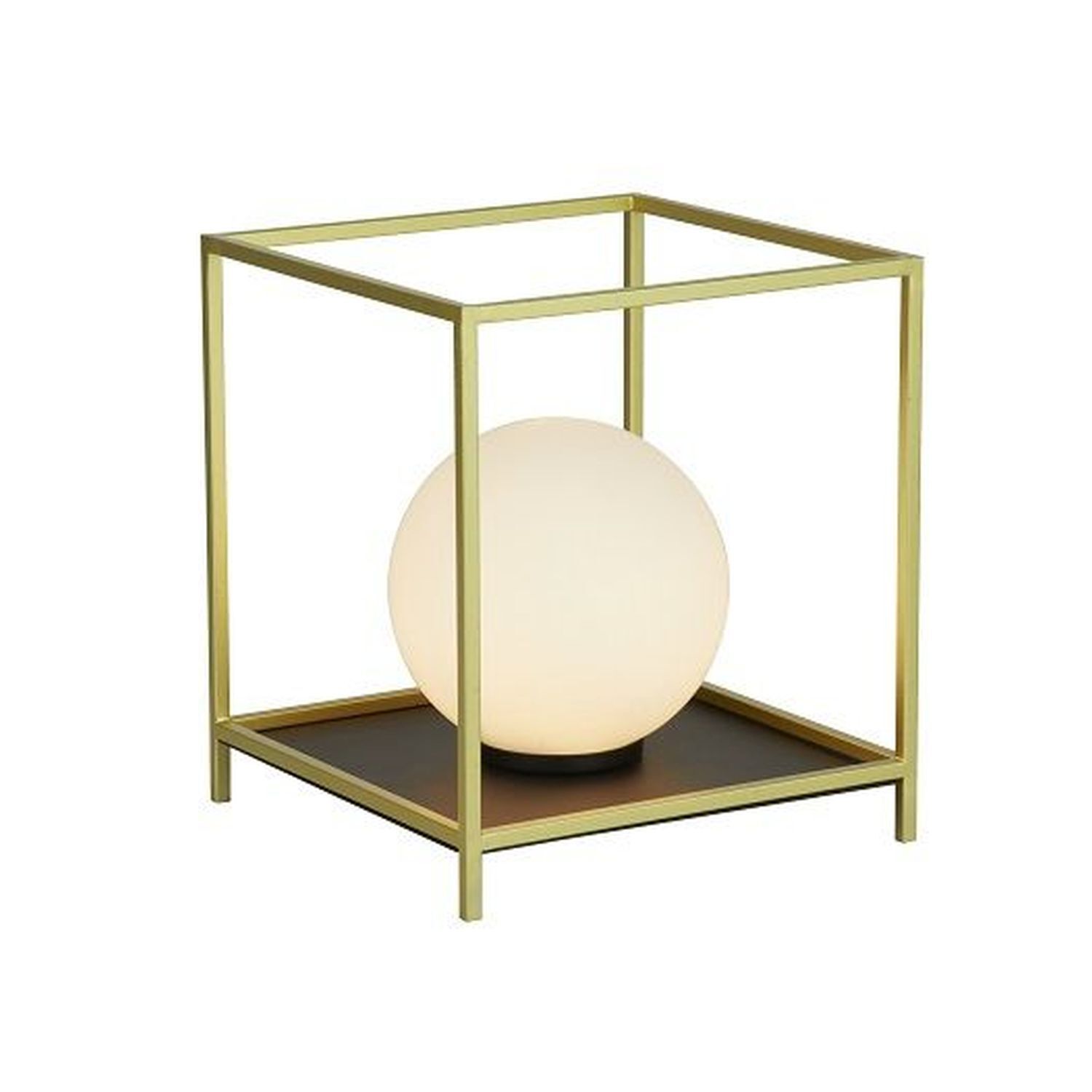 Lampe de table petite H : 20,5 cm en or blanc noir G9
