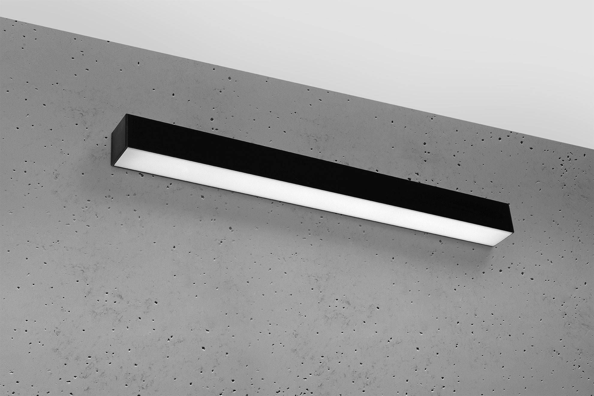 Applique LED intérieure 67 cm noir 3000 K 2080 lm