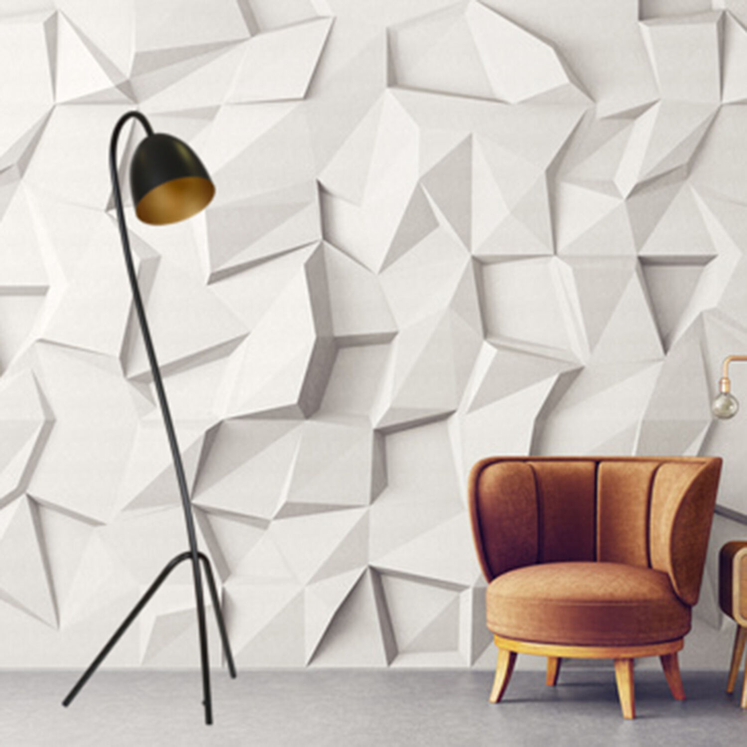 Lampadaire tripode Design scandinave FIETE Lampe, Stuhl, Mobiliar