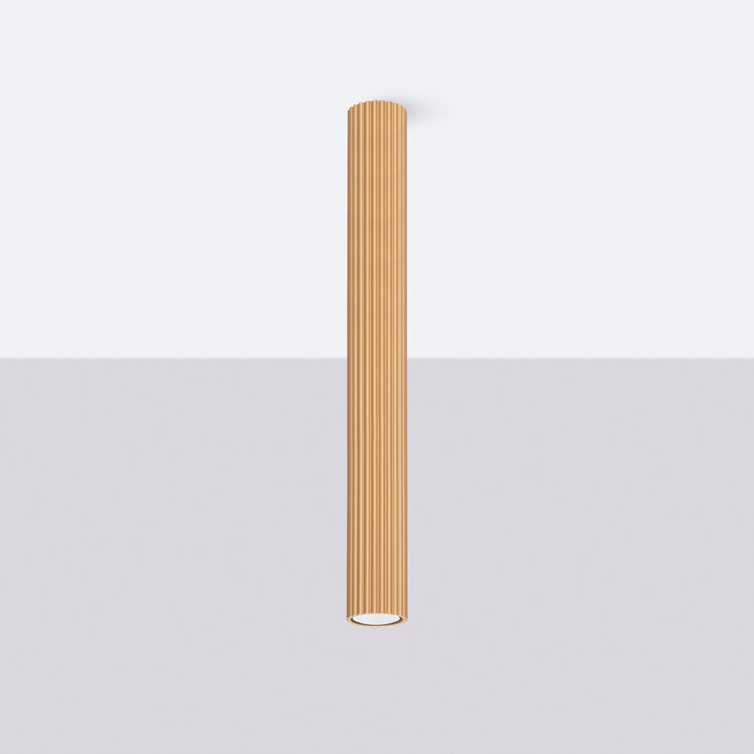 Aufbauspot Aufputz Ø 6,5 cm H: 60 cm Aluminium in Gold GU10 Aufbauspot Aufputz Ø 6,5 cm H: 60 cm Aluminium in Gold GU10