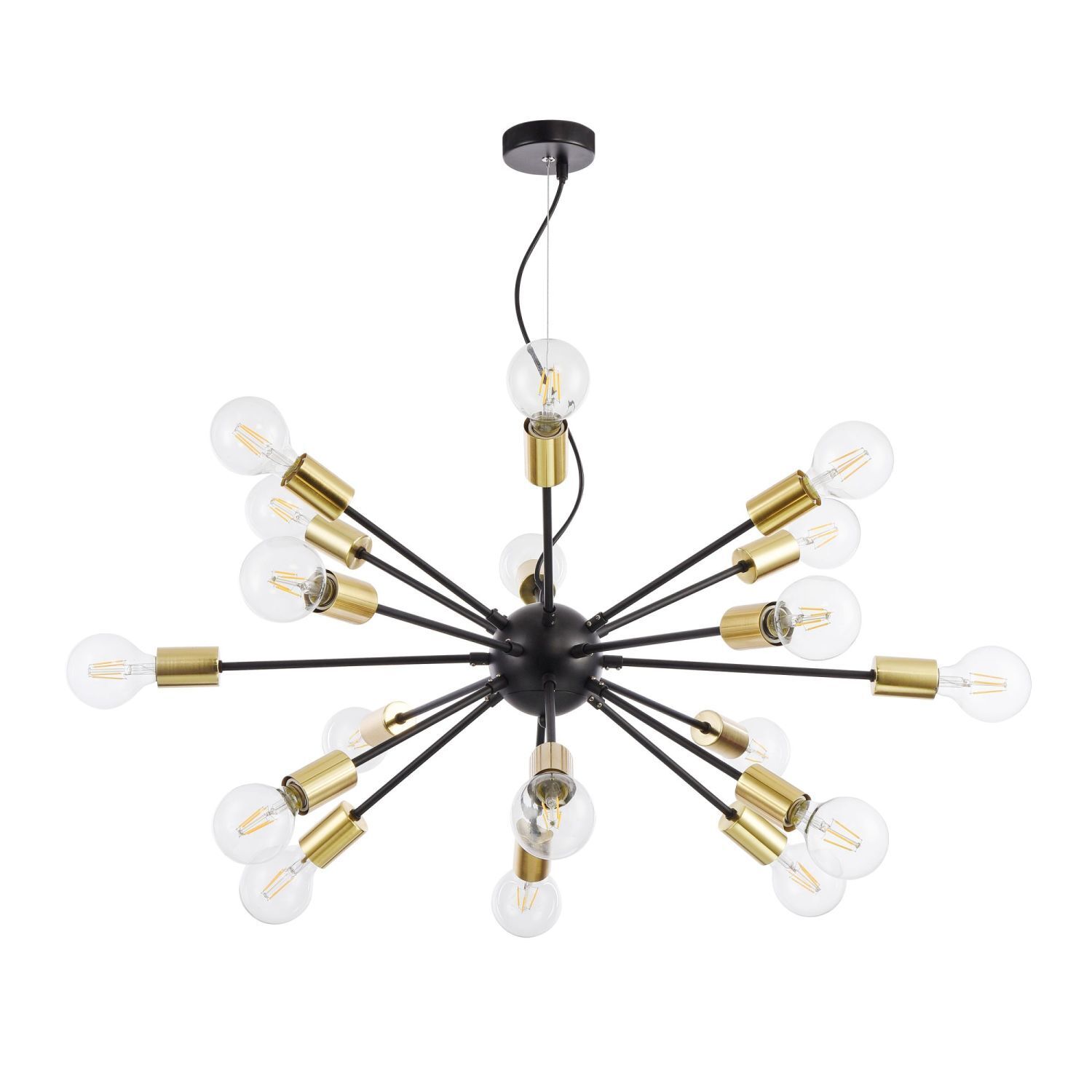 Lampe à suspendre métal E27 largeur 98 cm H : max. 166,9 cm