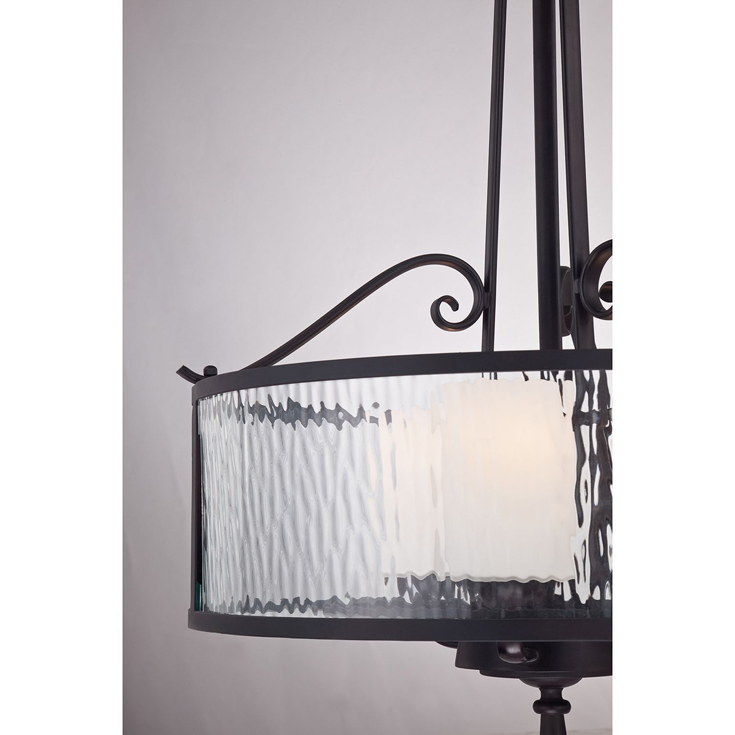 Lampe à suspendre Salle à manger Verre Métal Vintage Campagne