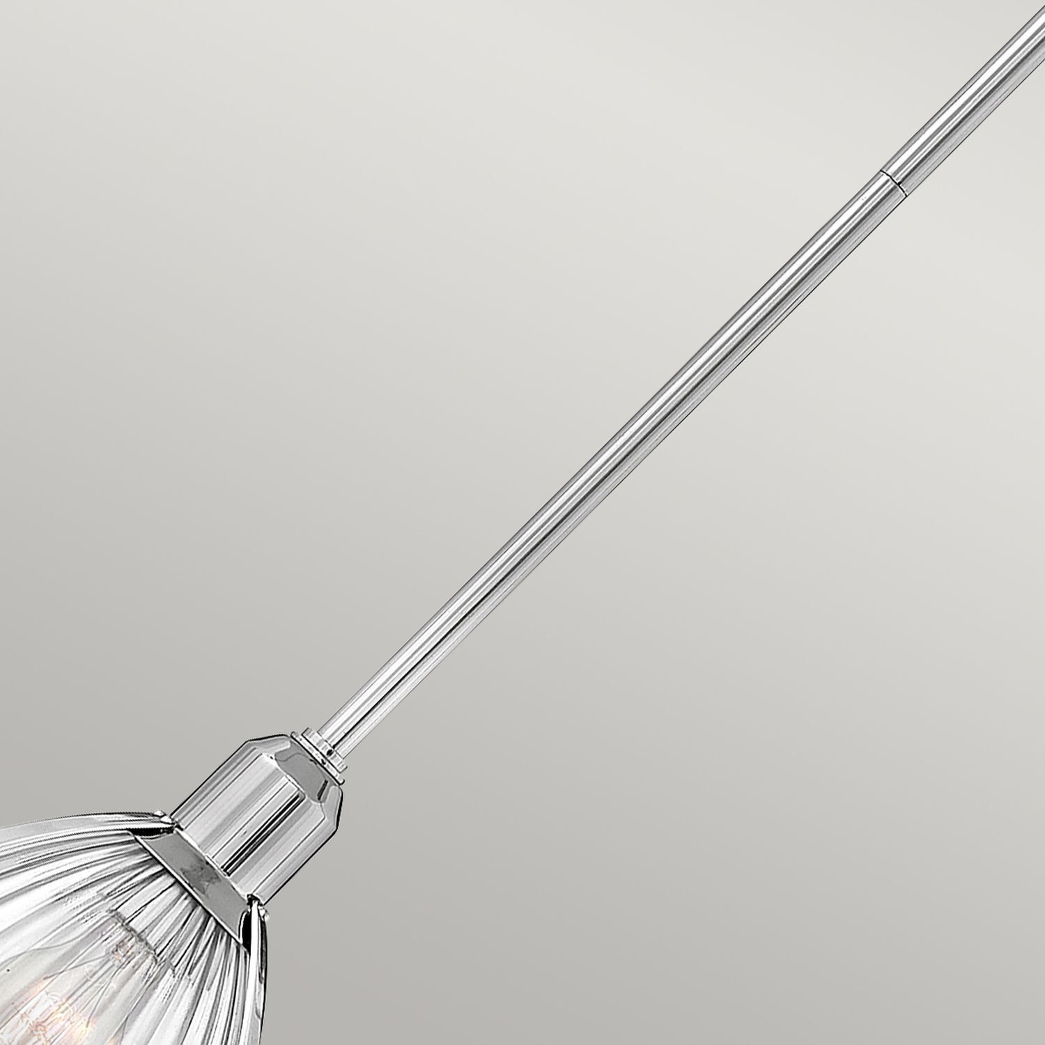 Lampe à suspendre verre métal E27 Ø 24,8 cm rond