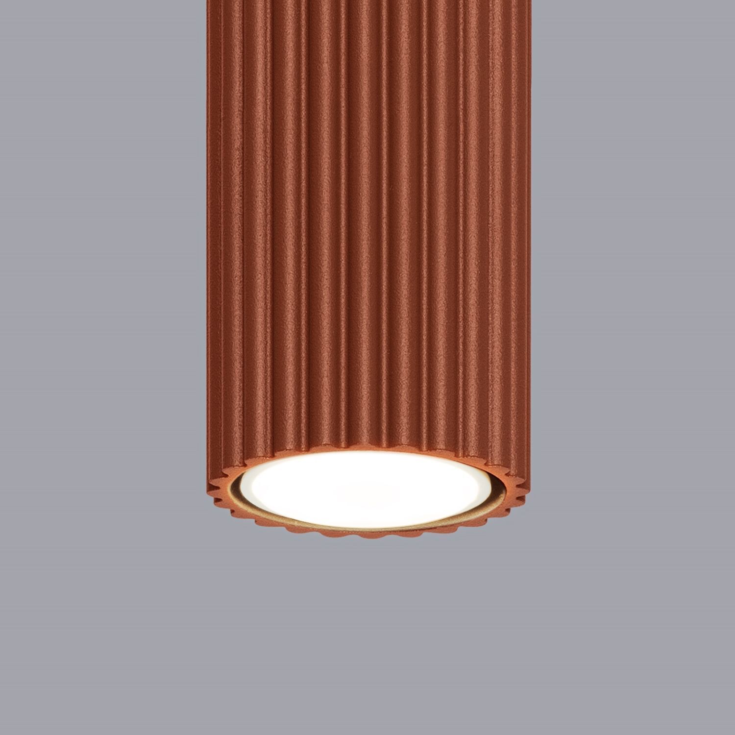 Spot à monter en saillie Ø 6,5 cm H : 10 cm petit aluminium GU10 rouge
