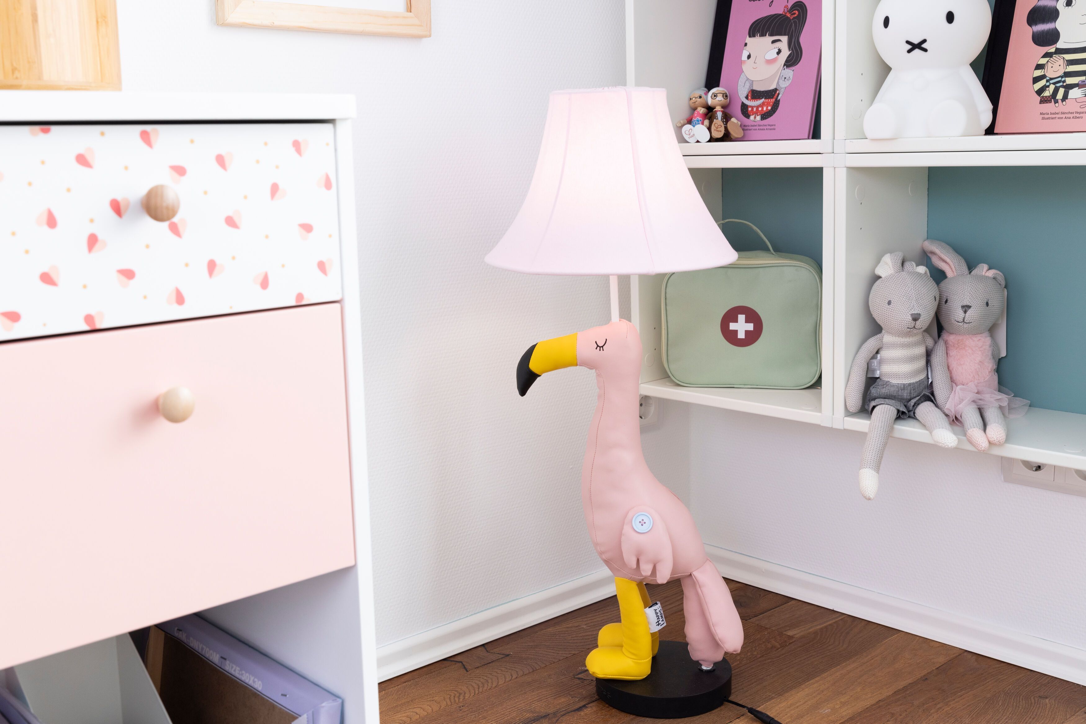 Lampe de table Rose Flamingo 77,5 cm Salon Enfants