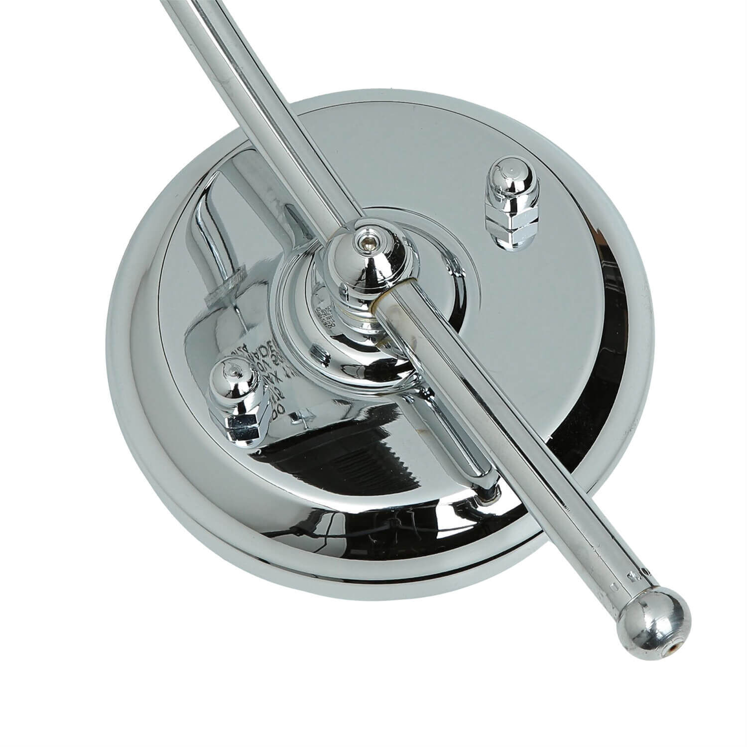 Lampe de salle de bain chrome laiton véritable E14 inoxydable ISMENE