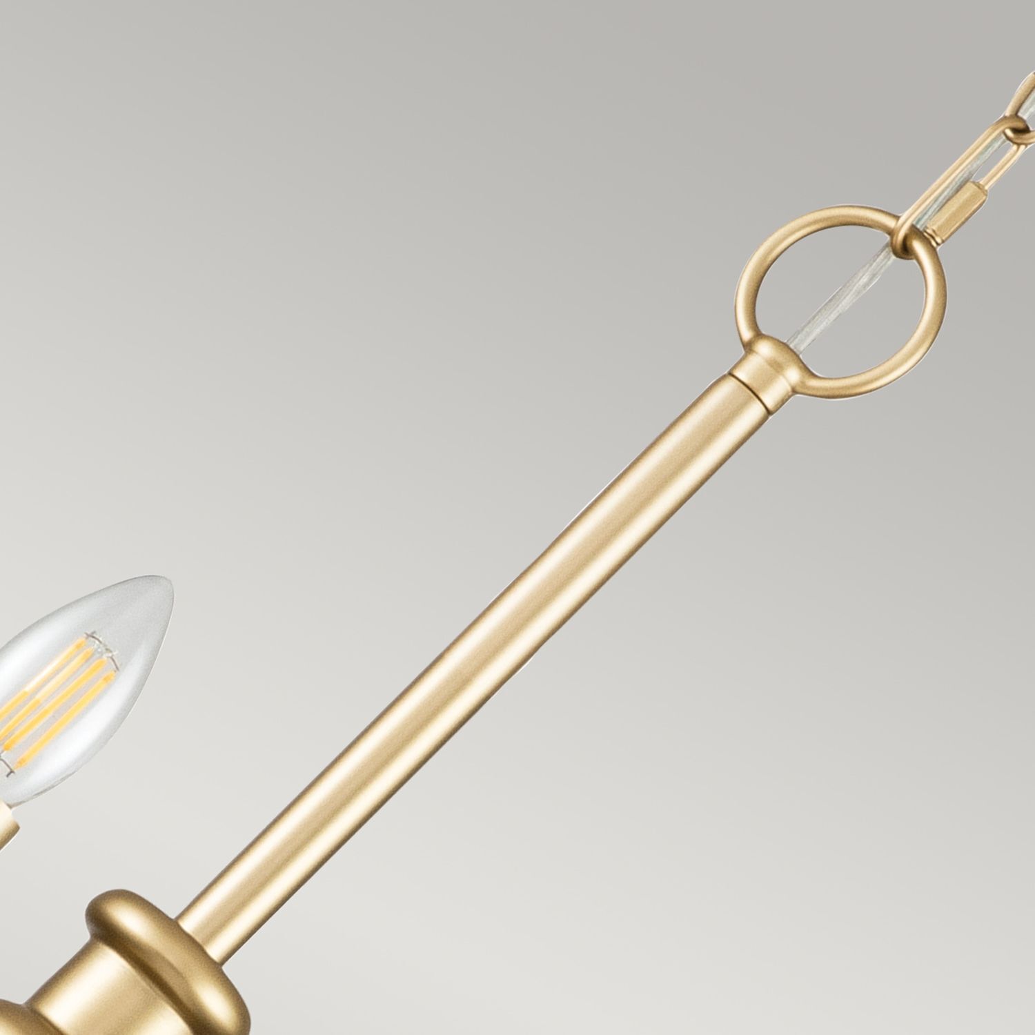 Lustre métal L : 88,2 cm en laiton hauteur réglable Lampe, Kronleuchter, Mace Club, Waffe