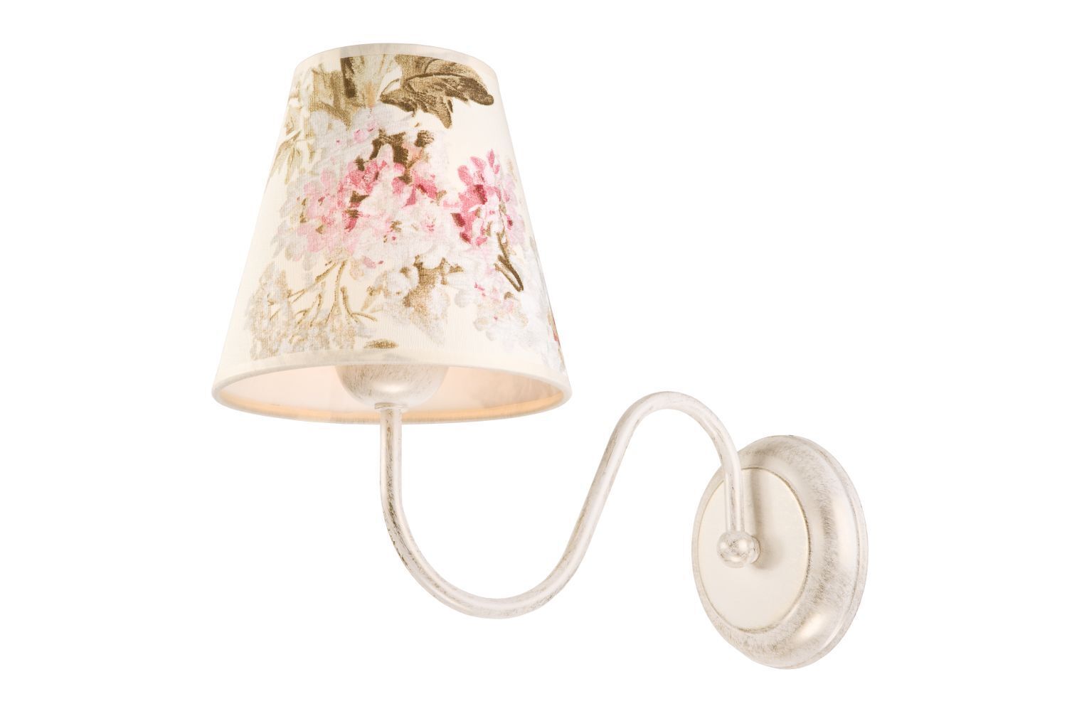 Applique murale Shabby Tissu Lampe rustique