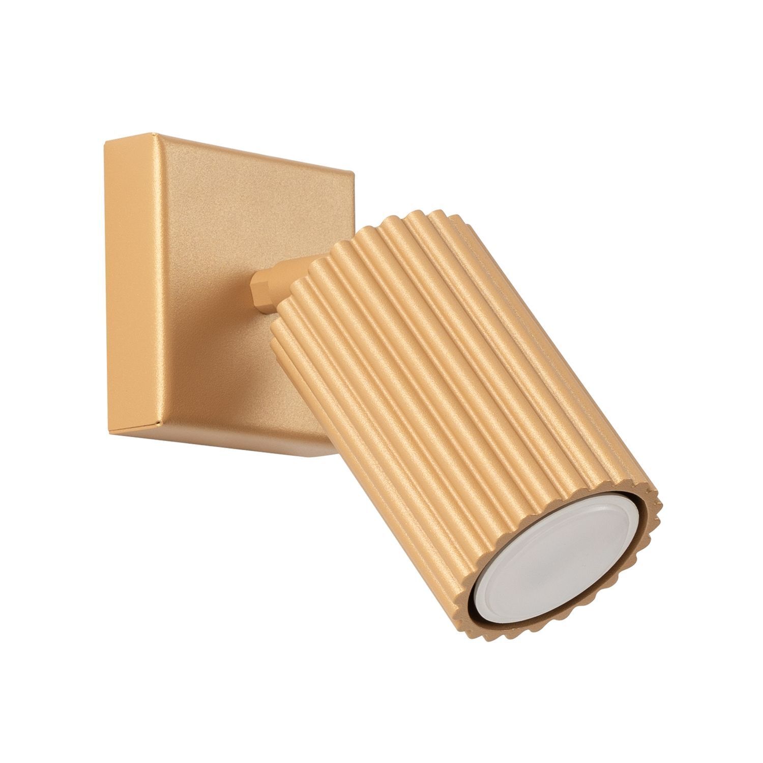 Applique GU10 L : 8 cm petite orientable en aluminium doré Beleuchtung