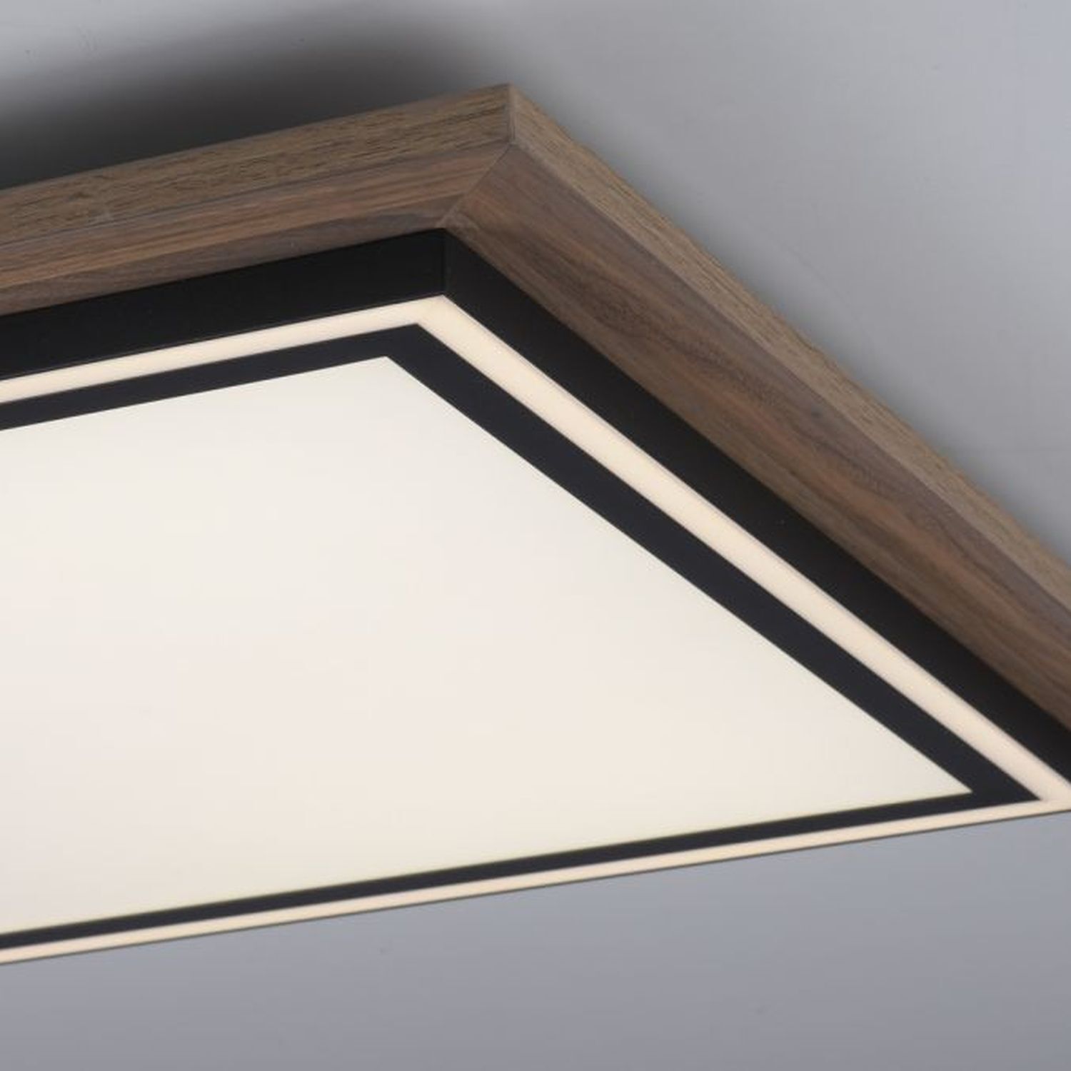 Blendarme Plafonnier LED à intensité variable Bois L:53,4 cm 44 W Deckenleuchte
