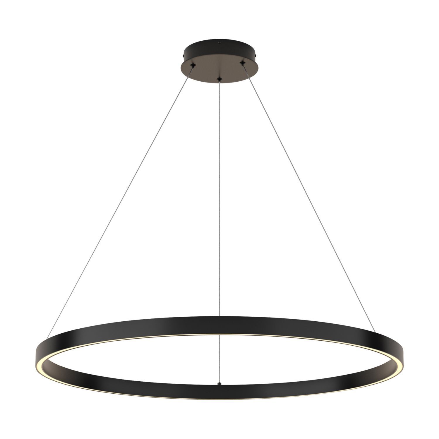 Lustre LED Aluminium D : 80 cm rond H : max. 120 cm